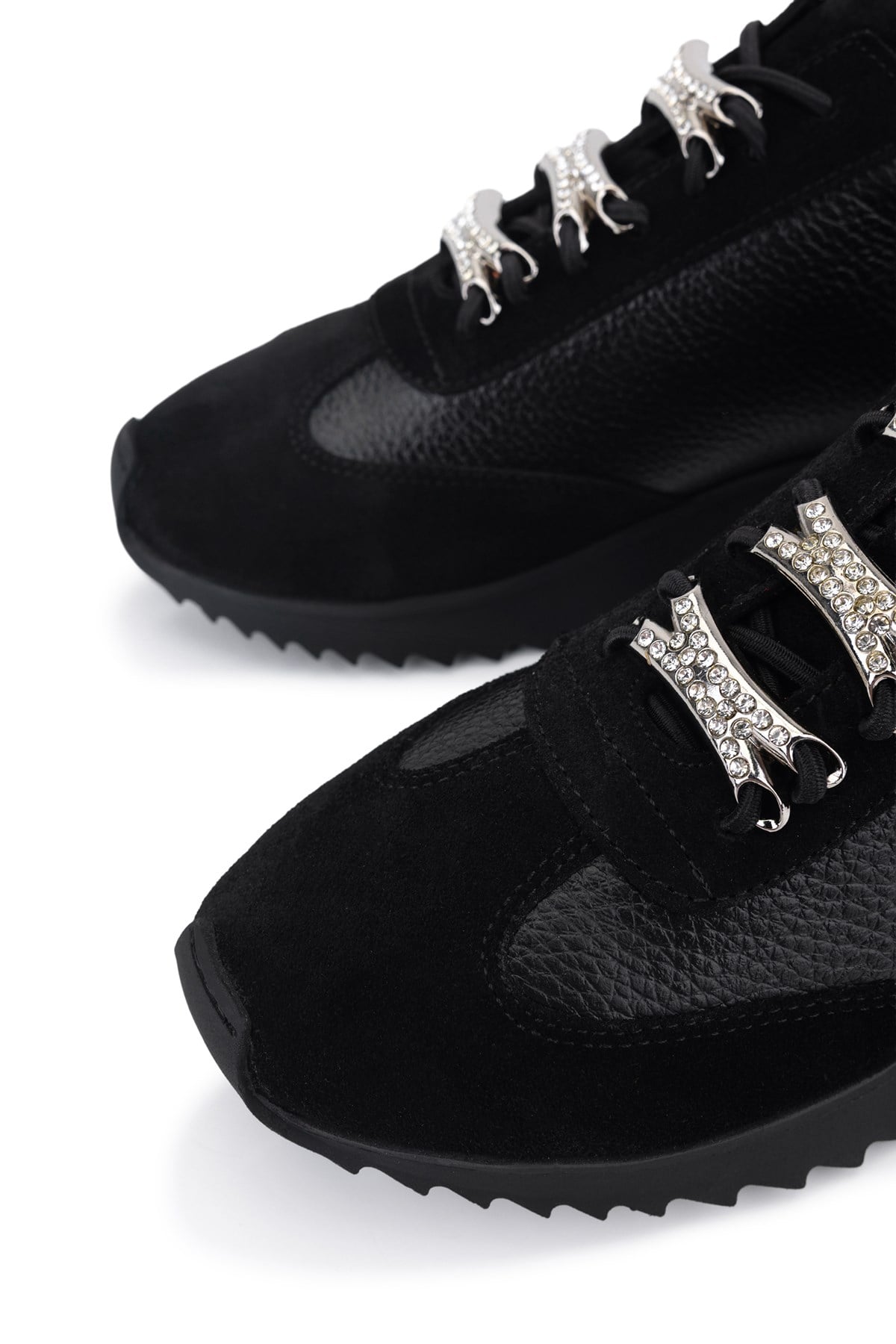 Tamer Tanca Kadın Hakiki Deri Siyah Sneakers & Spor Ayakkabı