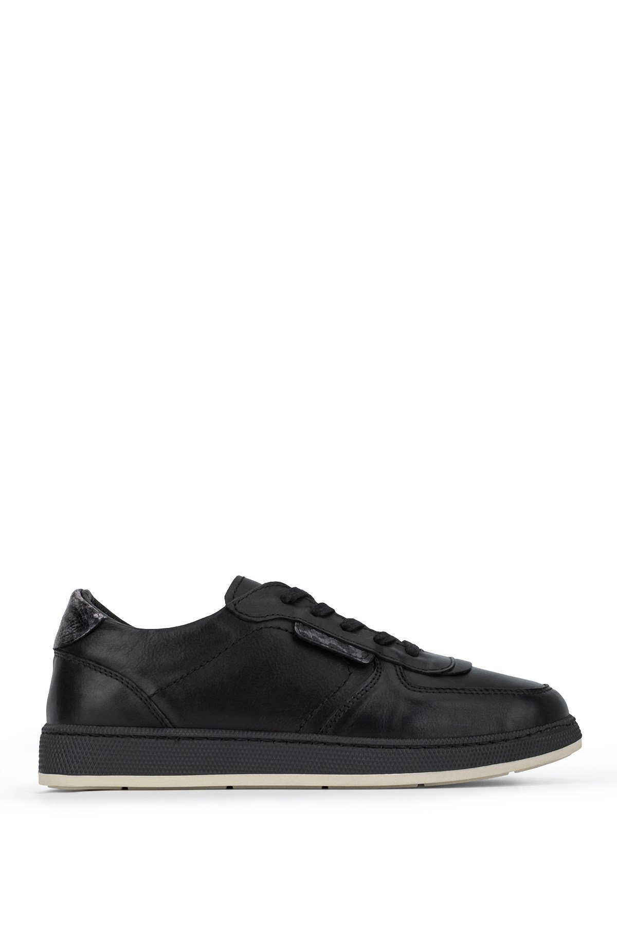 Tamer Tanca Kadın Hakiki Deri Siyah Sneakers & Spor Ayakkabı