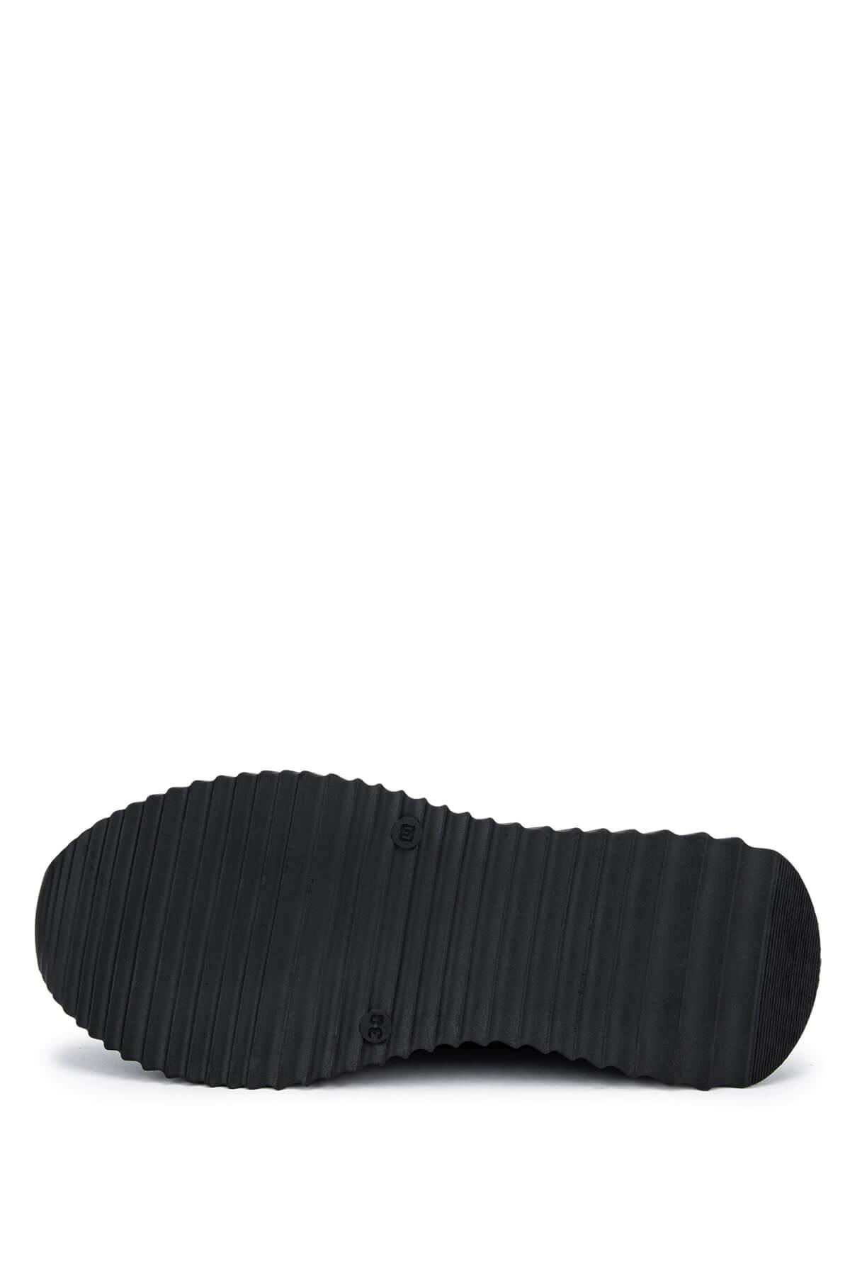 Tamer Tanca Kadın Hakiki Deri Siyah Sneakers & Spor Ayakkabı