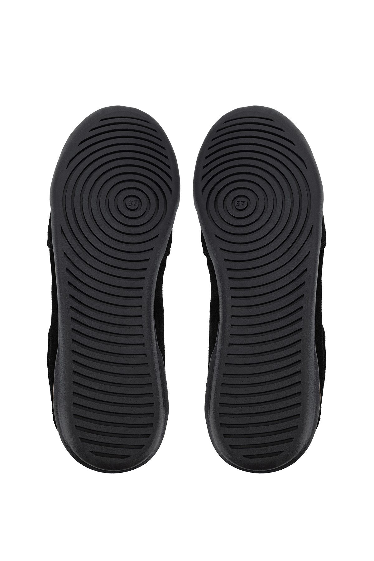 Tamer Tanca Kadın Hakiki Deri Siyah Süet Sneakers & Spor Ayakkabı