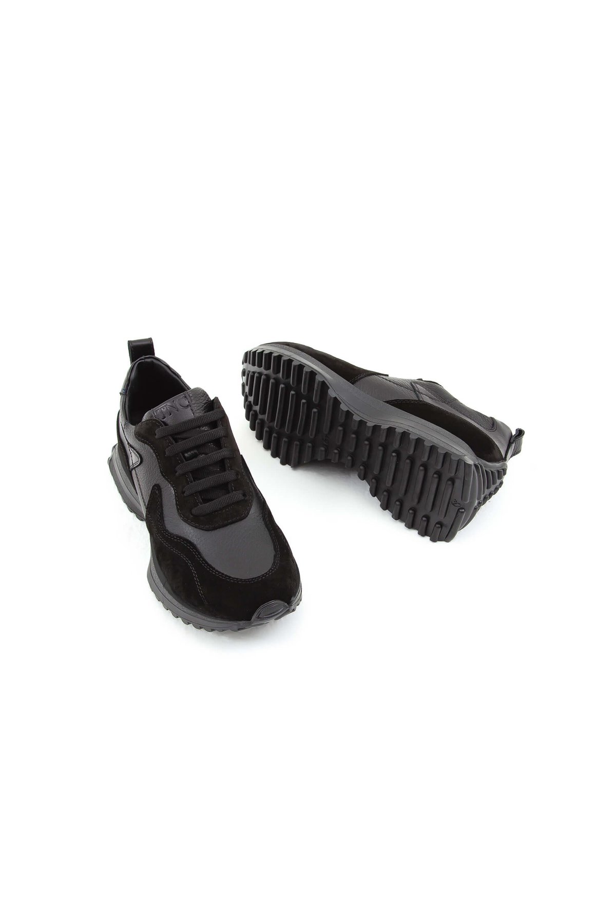Tamer Tanca Kadın Hakiki Deri Siyah/Siyah Sneakers & Spor Ayakkabı