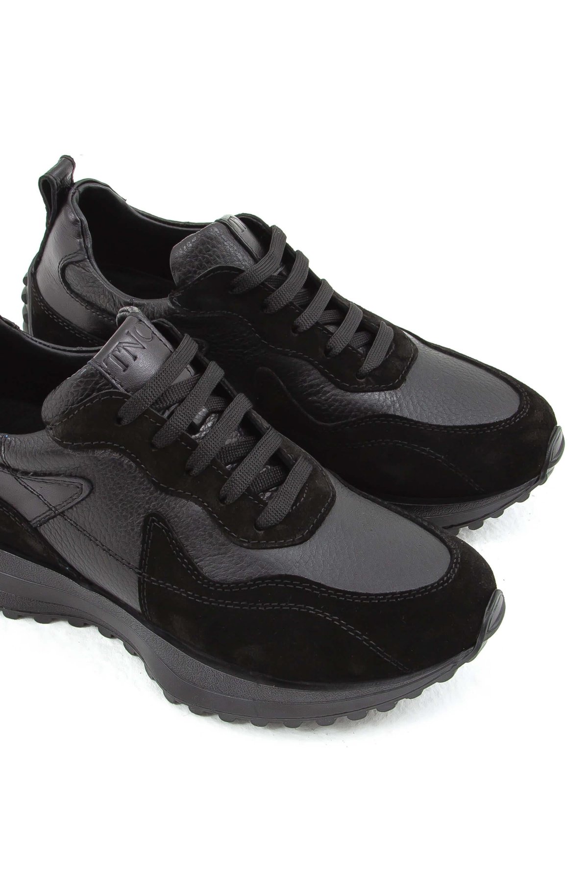 Tamer Tanca Kadın Hakiki Deri Siyah/Siyah Sneakers & Spor Ayakkabı