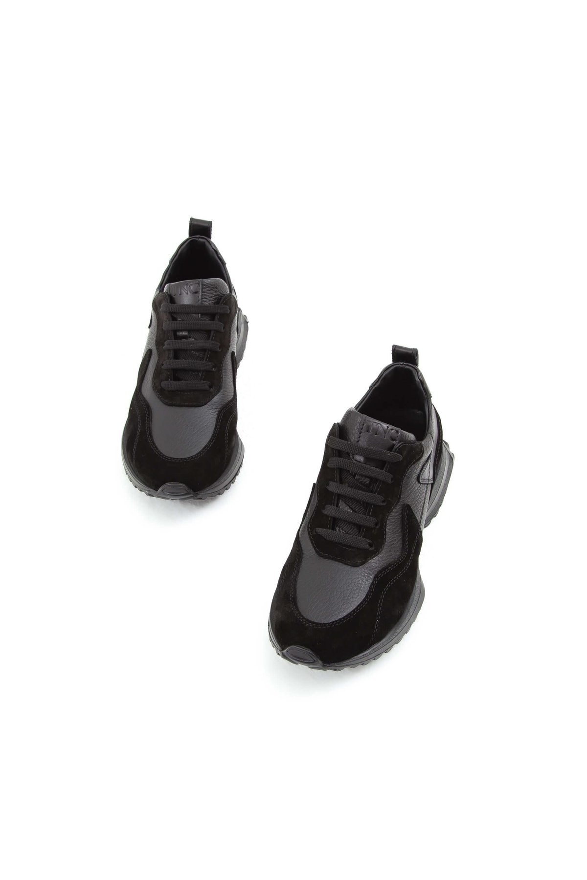 Tamer Tanca Kadın Hakiki Deri Siyah/Siyah Sneakers & Spor Ayakkabı