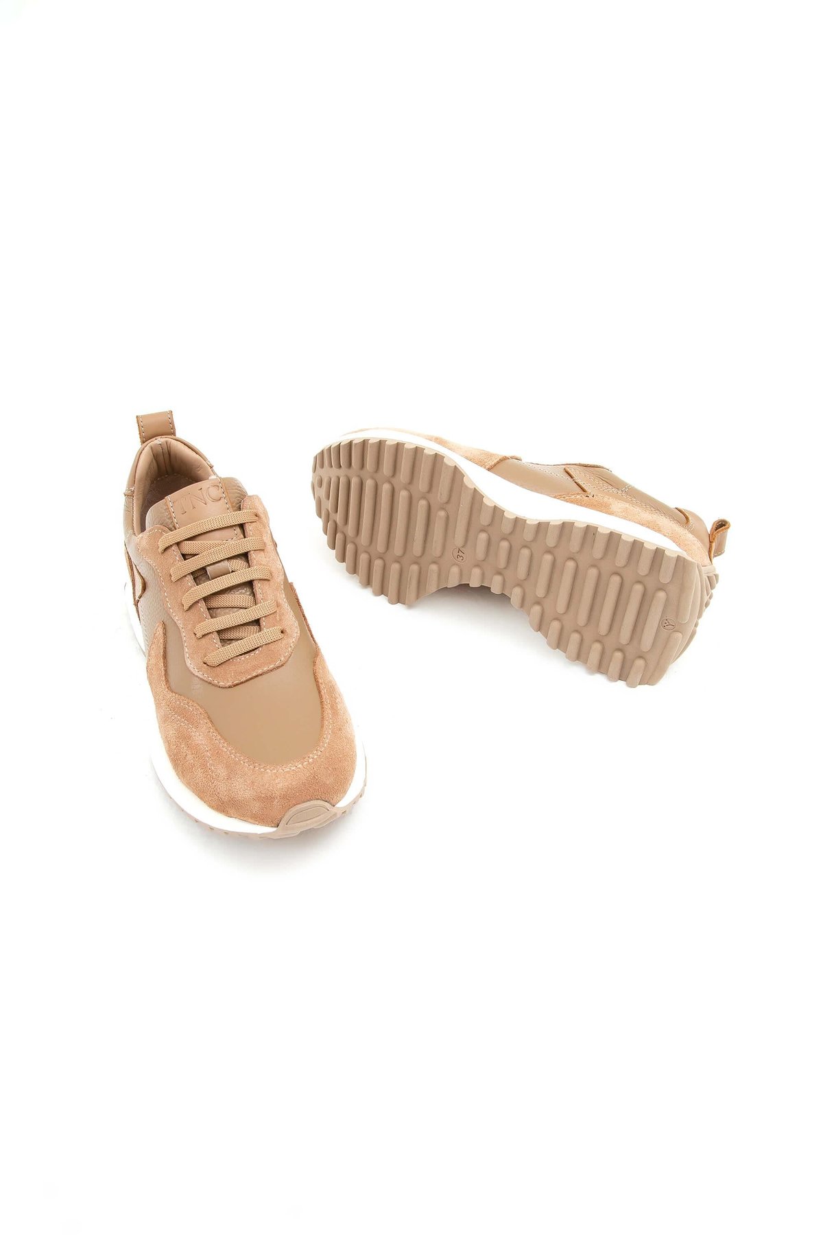 Tamer Tanca Kadın Hakiki Deri Somon Süet Sneakers & Spor Ayakkabı
