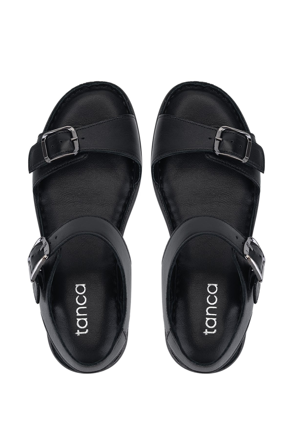 Tamer Tanca Kadın Siyah Comfort Sandalet