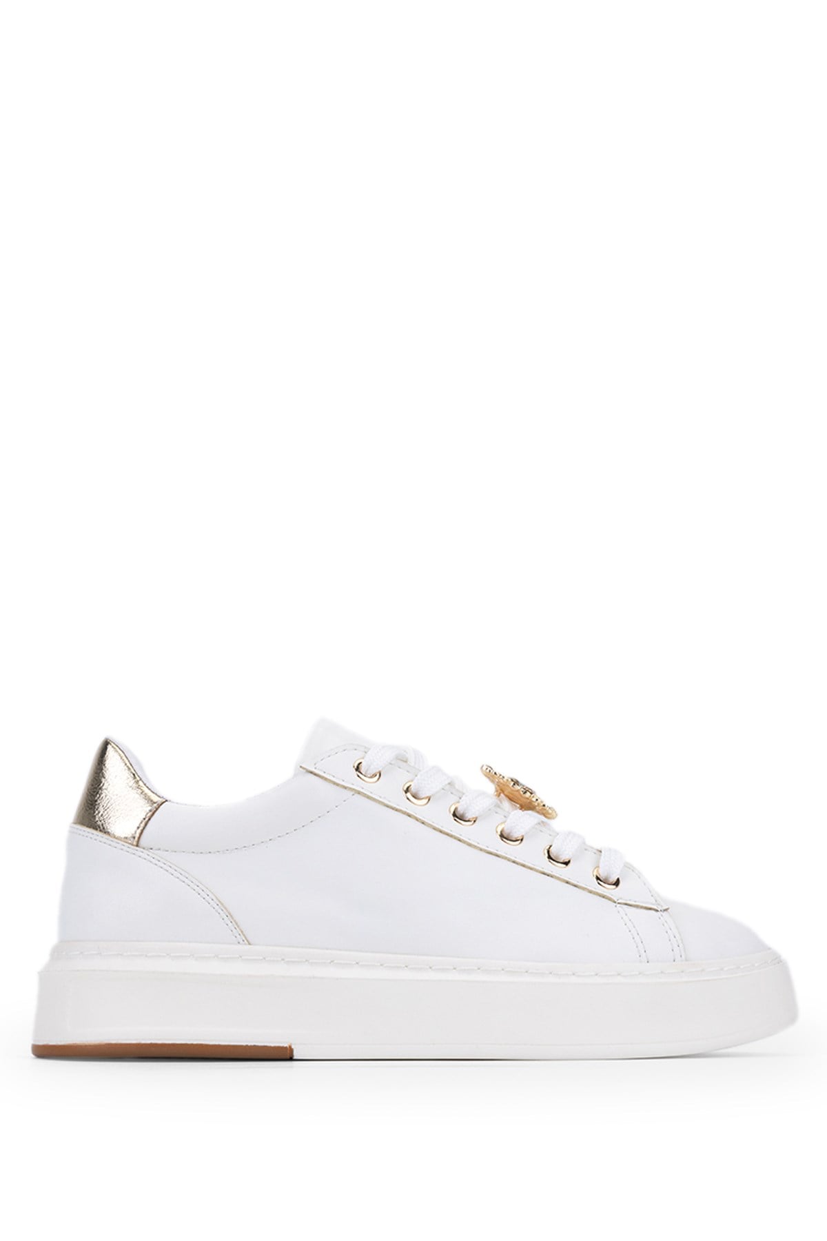 Tamer Tanca Kadın Suni Deri Beyaz Sneakers & Spor Ayakkabı