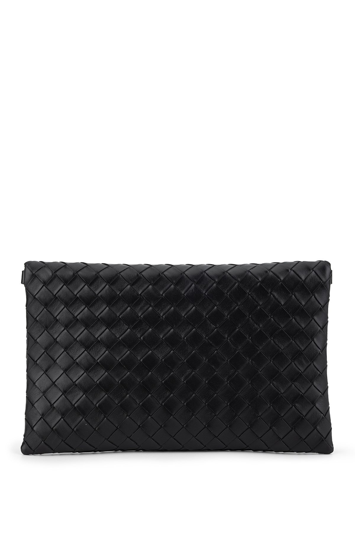 Tamer Tanca Kadın Suni Deri Siyah Clutch Çanta