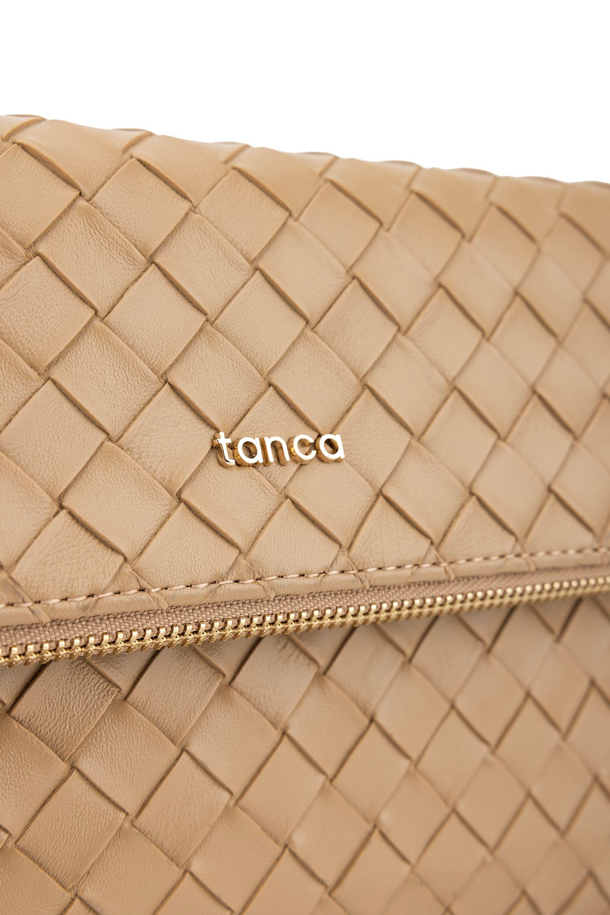 Tamer Tanca Kadın Suni Deri Vizon Clutch Çanta
