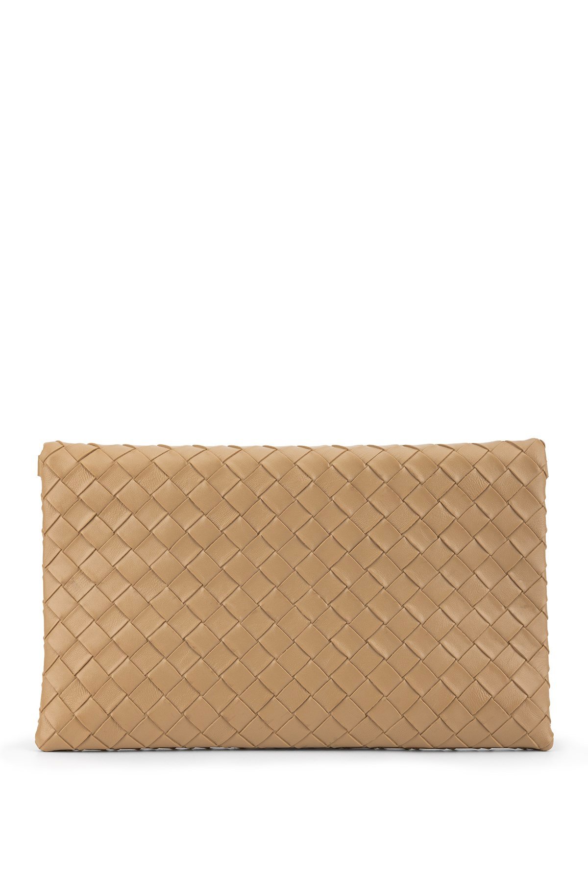 Tamer Tanca Kadın Suni Deri Vizon Clutch Çanta
