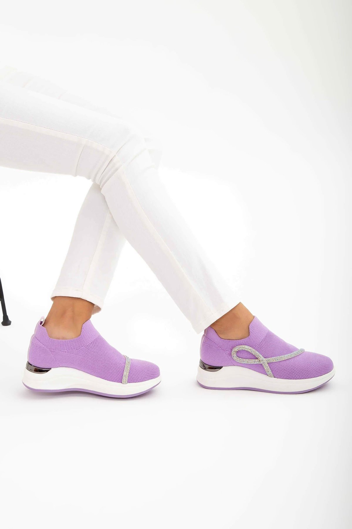Tamer Tanca Kadın Tekstil Mor Sneakers & Spor Ayakkabı