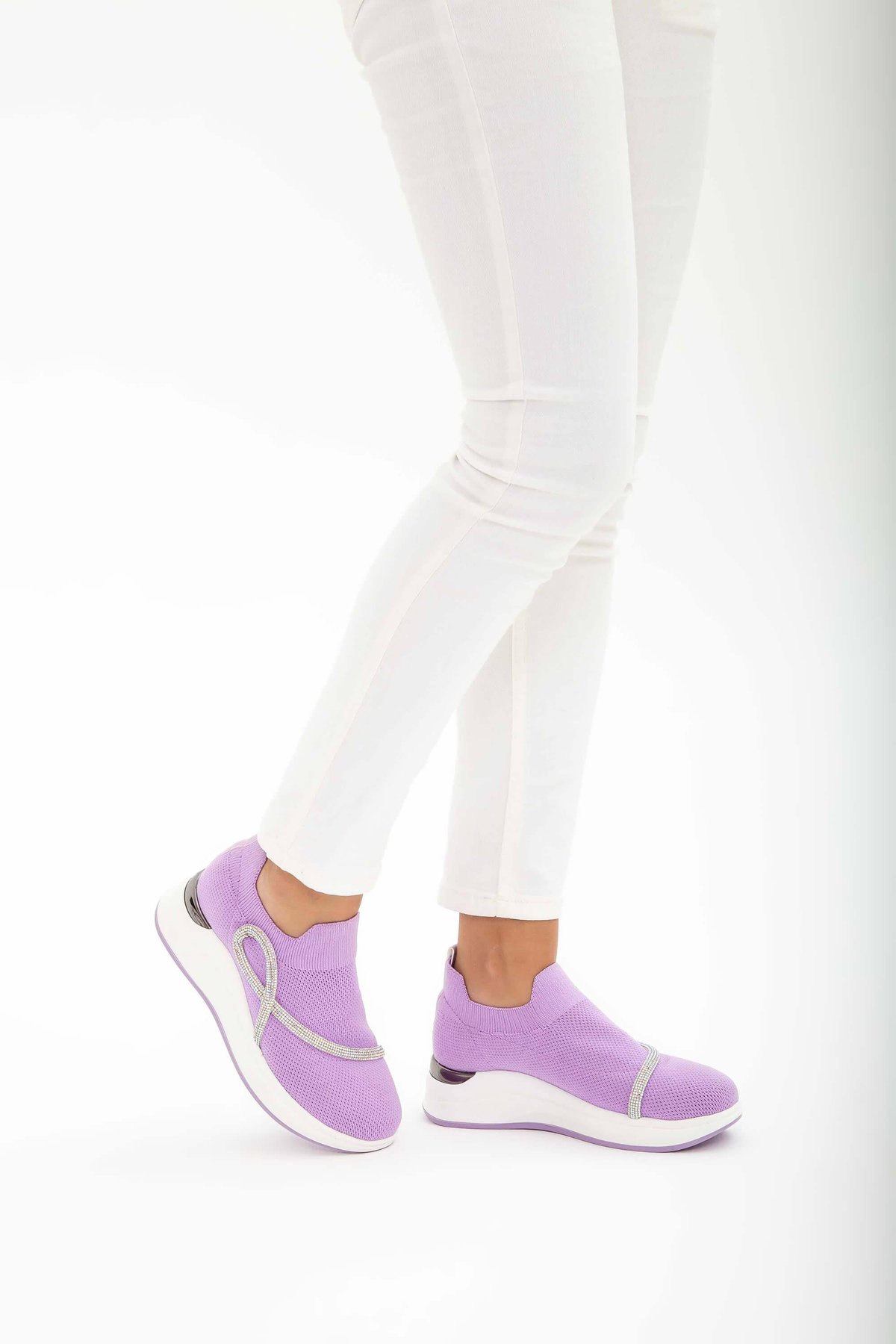 Tamer Tanca Kadın Tekstil Mor Sneakers & Spor Ayakkabı