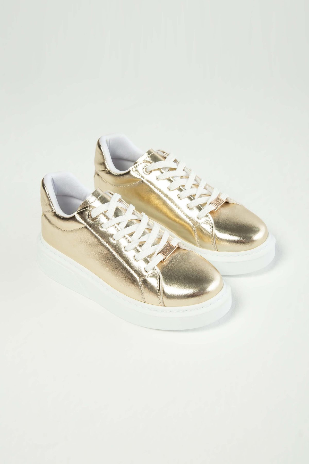 Tamer Tanca Kadın Vegan Altın Sneakers & Spor Ayakkabı