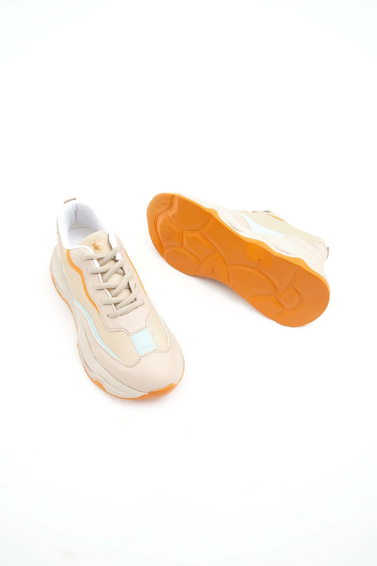 Tamer Tanca Kadın Vegan Bej Sneakers & Spor Ayakkabı