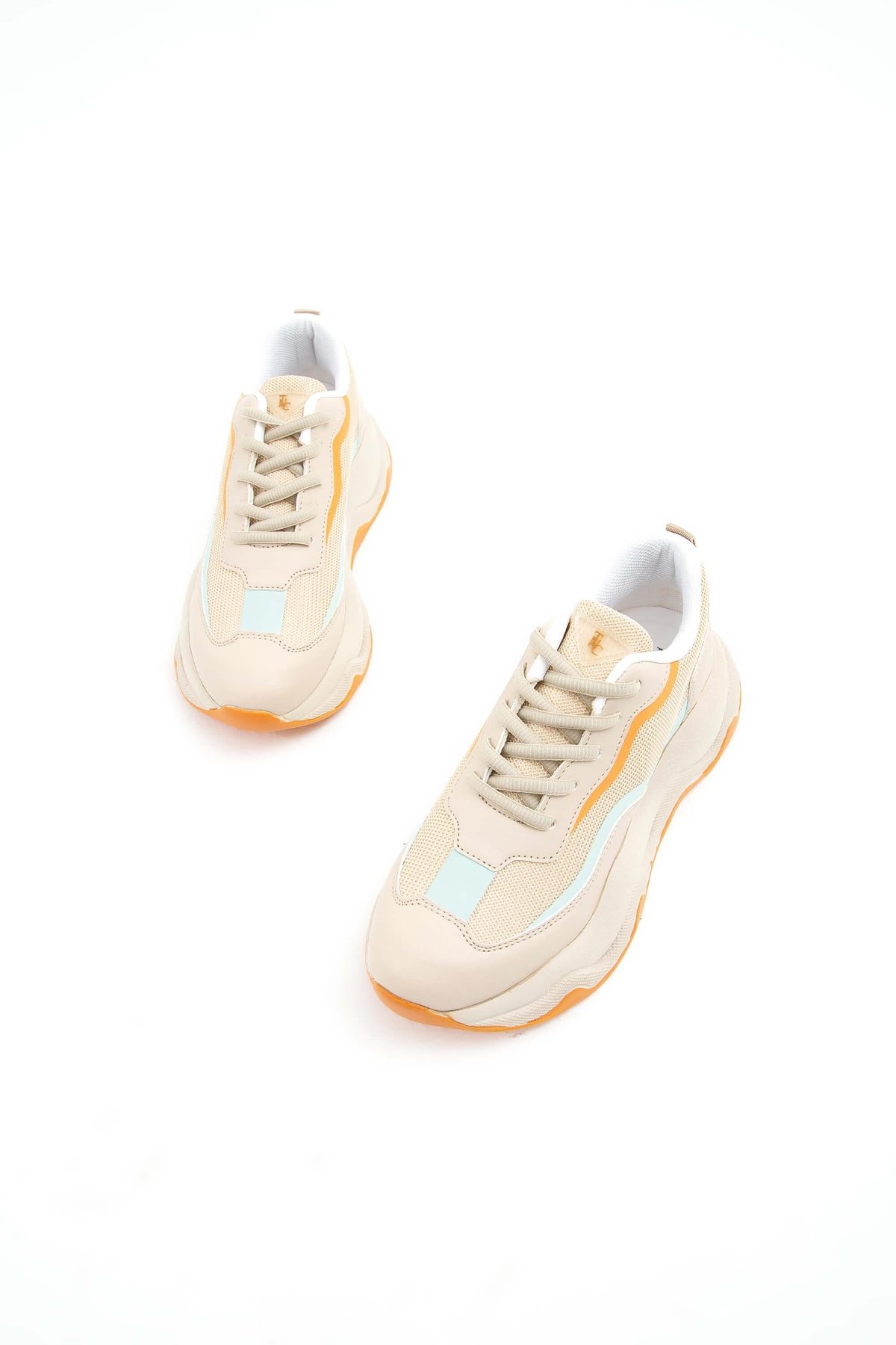 Tamer Tanca Kadın Vegan Bej Sneakers & Spor Ayakkabı