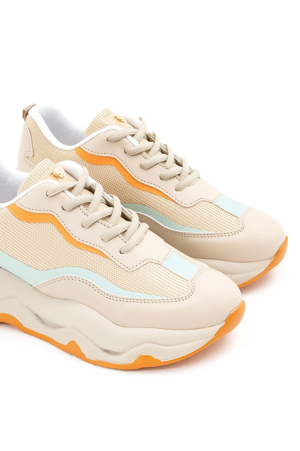 Tamer Tanca Kadın Vegan Bej Sneakers & Spor Ayakkabı