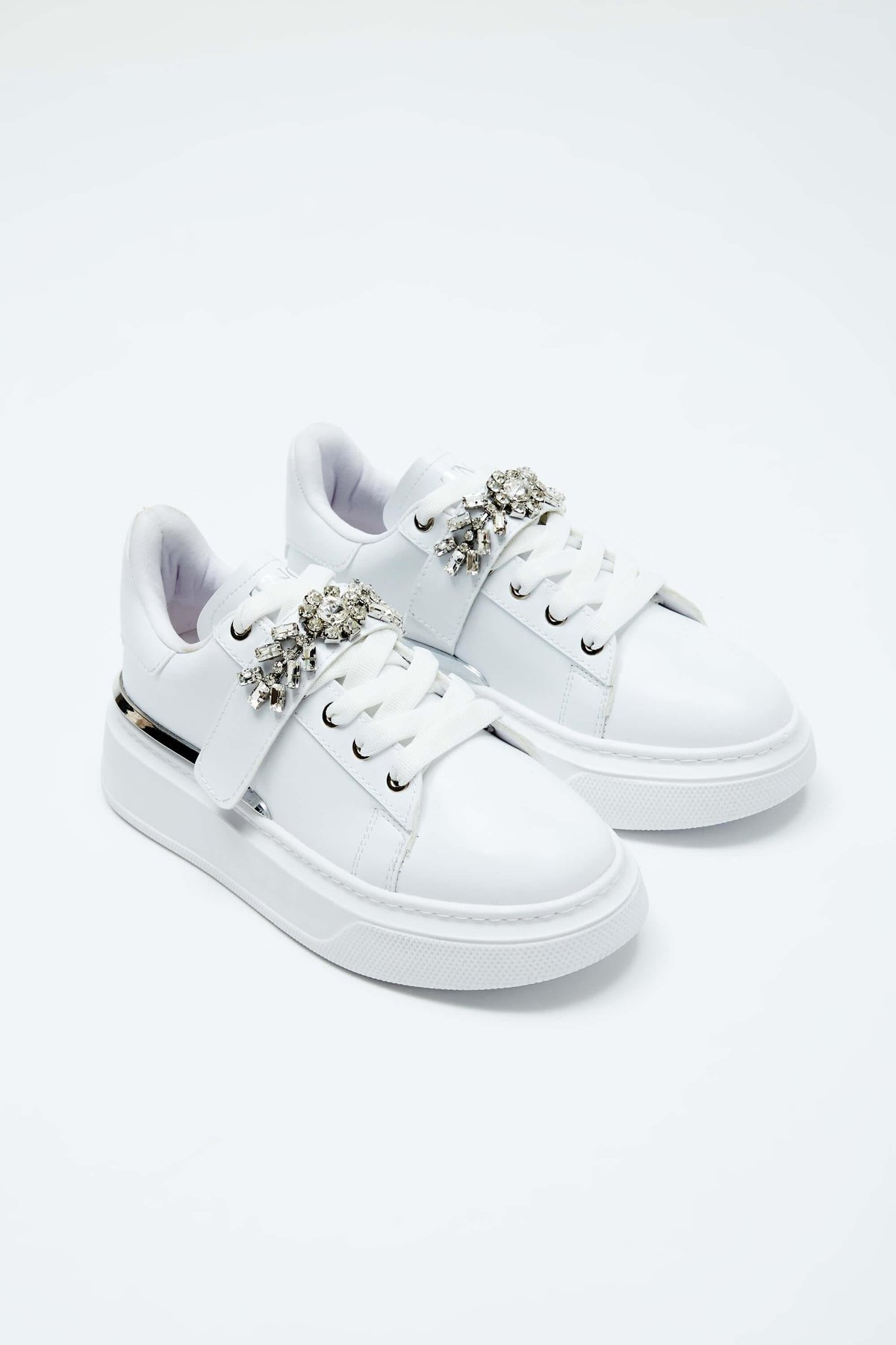 Tamer Tanca Kadın Vegan Beyaz Sneakers & Spor Ayakkabı