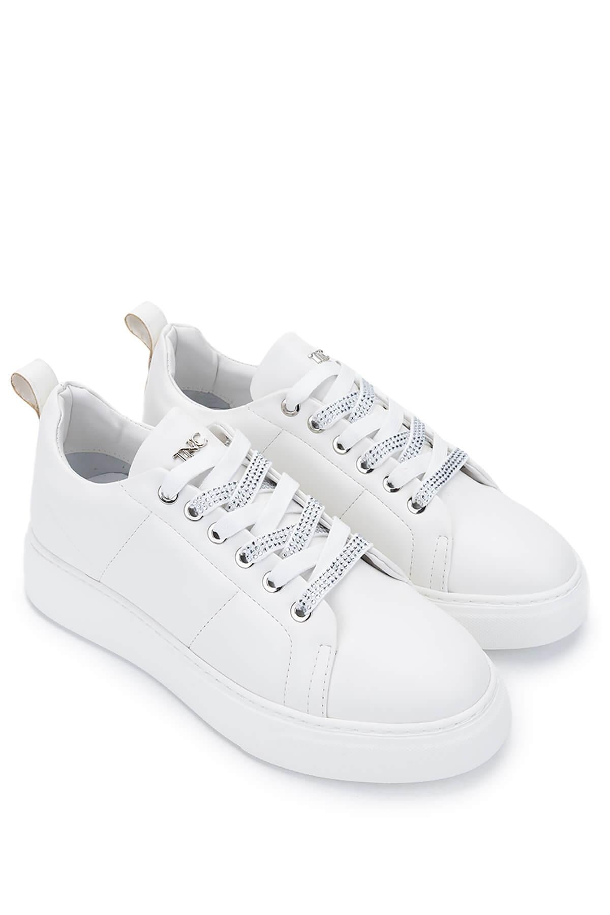 Tamer Tanca Kadın Vegan Beyaz Sneakers & Spor Ayakkabı