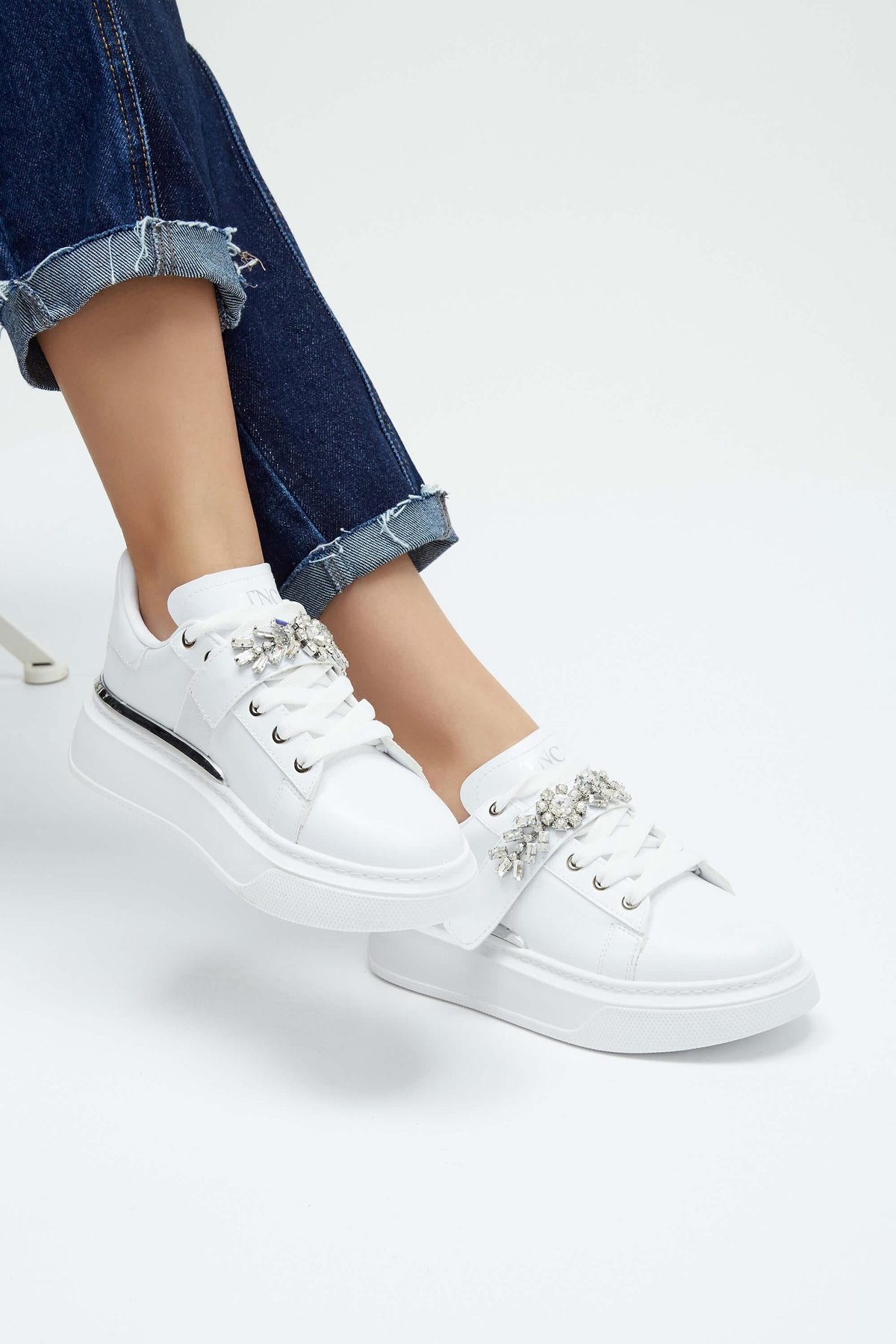 Tamer Tanca Kadın Vegan Beyaz Sneakers & Spor Ayakkabı