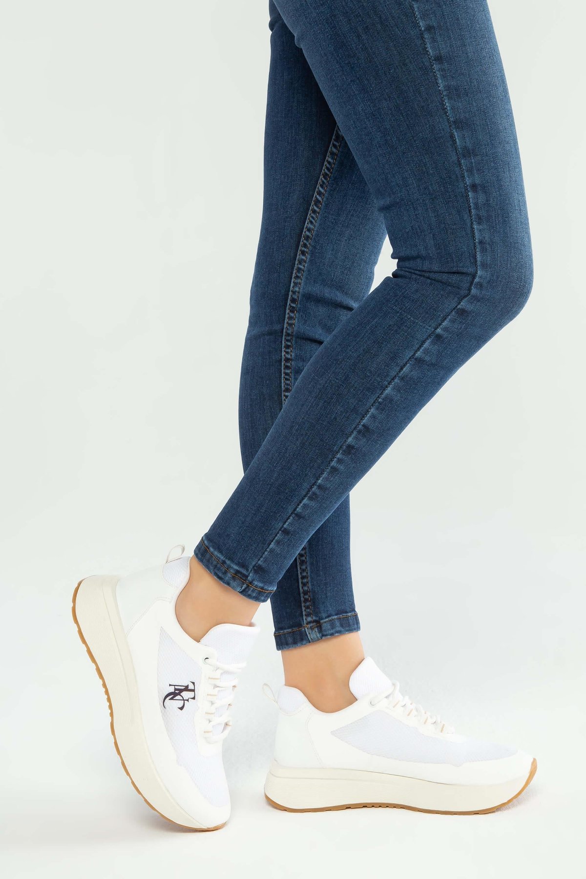 Tamer Tanca Kadın Vegan Beyaz Sneakers & Spor Ayakkabı