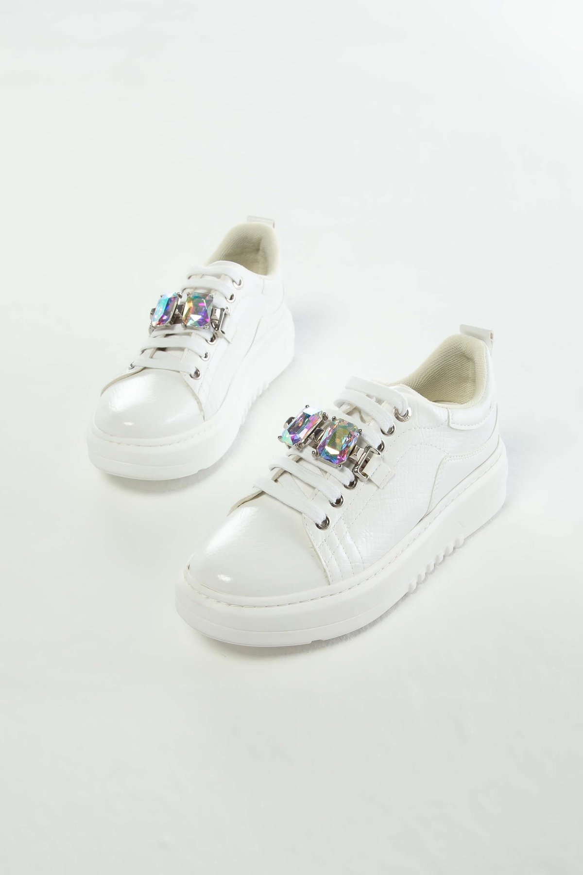 Tamer Tanca Kadın Vegan Beyaz Sneakers & Spor Ayakkabı