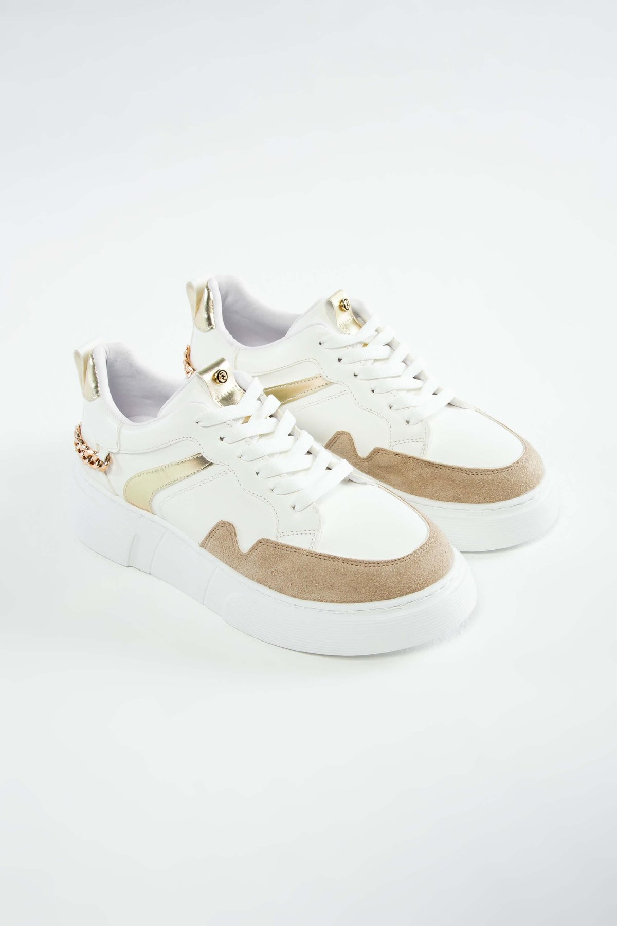 Tamer Tanca Kadın Vegan Beyaz Sneakers & Spor Ayakkabı