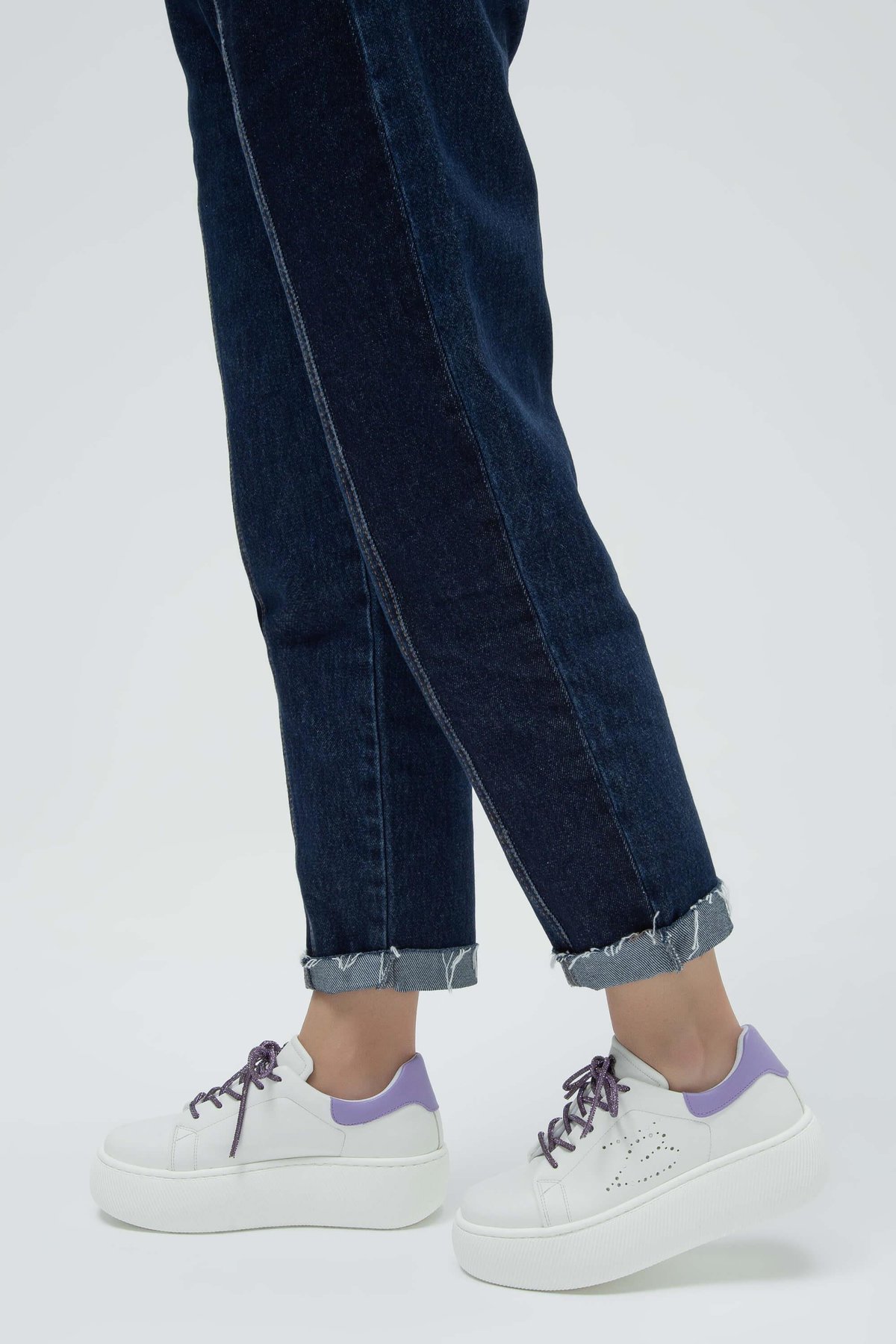 Tamer Tanca Kadın Vegan Beyaz/Mor Sneakers & Spor Ayakkabı