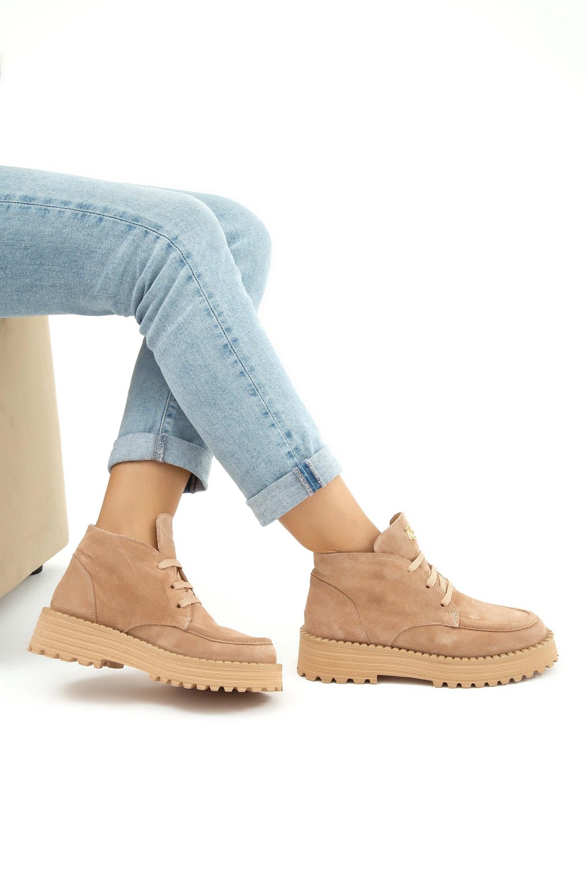 Tamer Tanca Kadın Vegan Camel Casual Bot