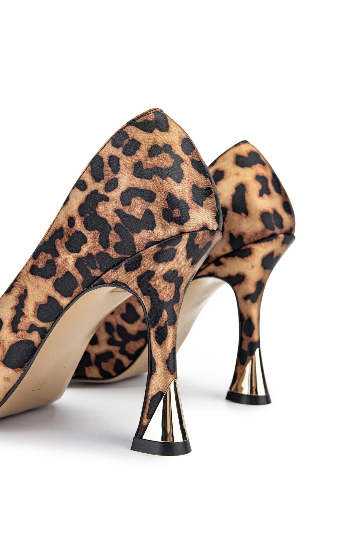 Tamer Tanca Kadın Vegan Leopar Stiletto Ayakkabı