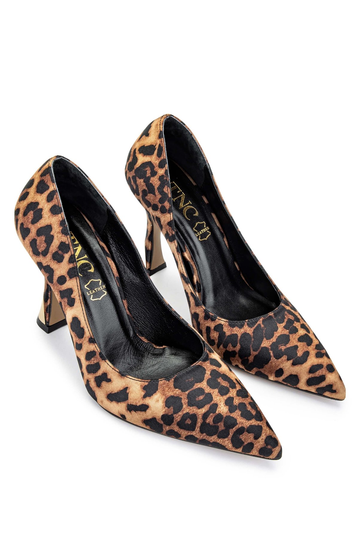 Tamer Tanca Kadın Vegan Leopar Stiletto Ayakkabı
