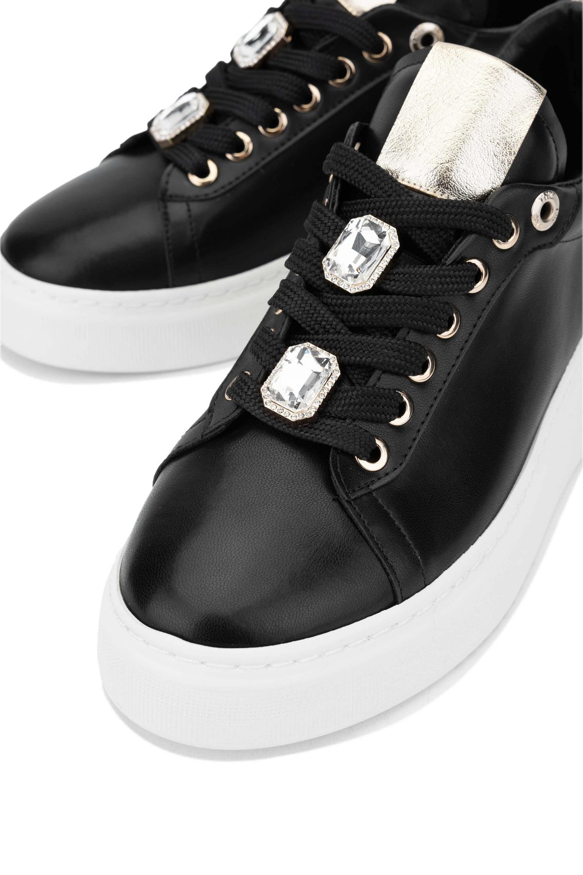 Tamer Tanca Kadın Vegan Siyah Sneakers & Spor Ayakkabı