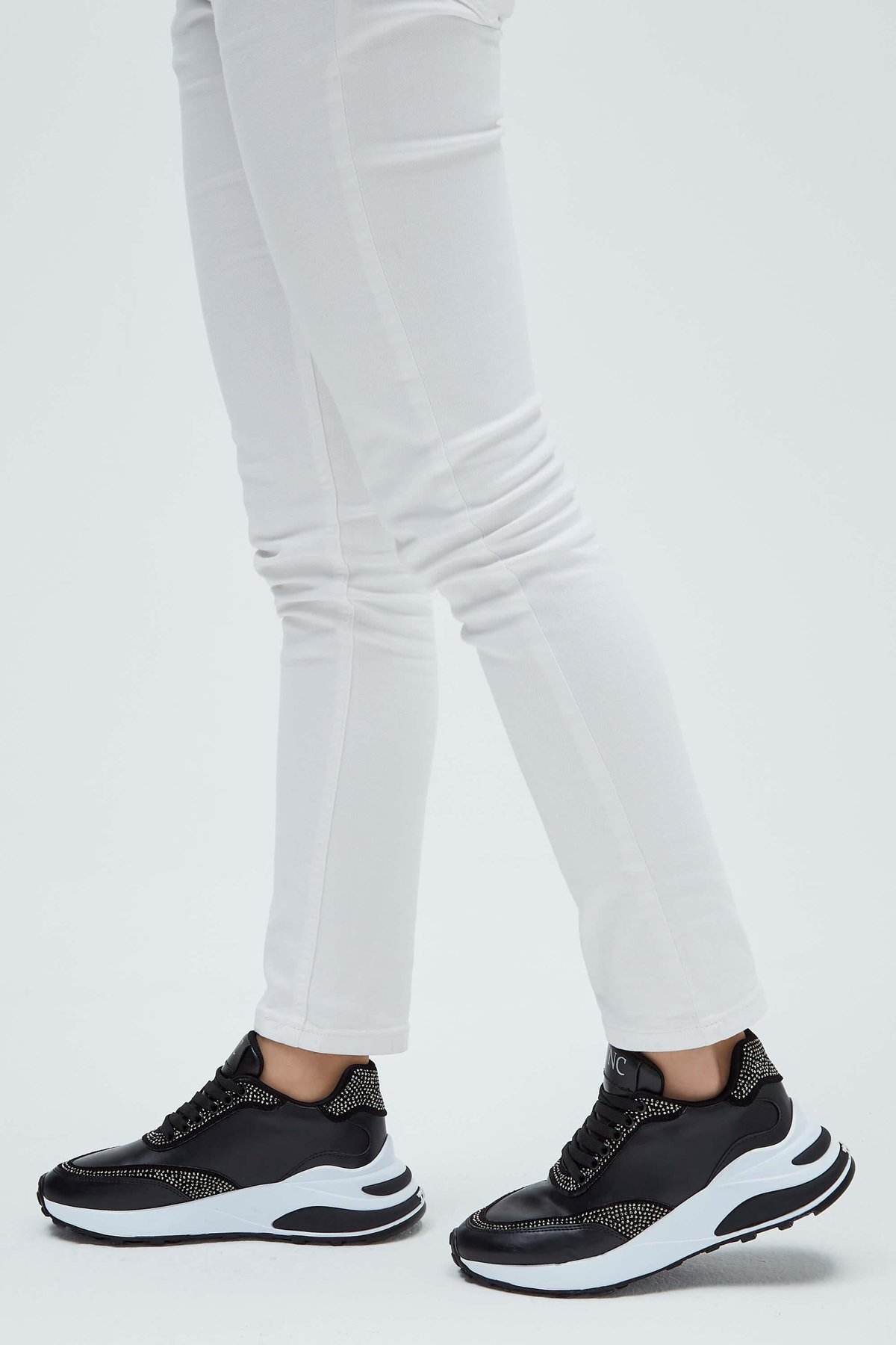 Tamer Tanca Kadın Vegan Siyah Sneakers & Spor Ayakkabı