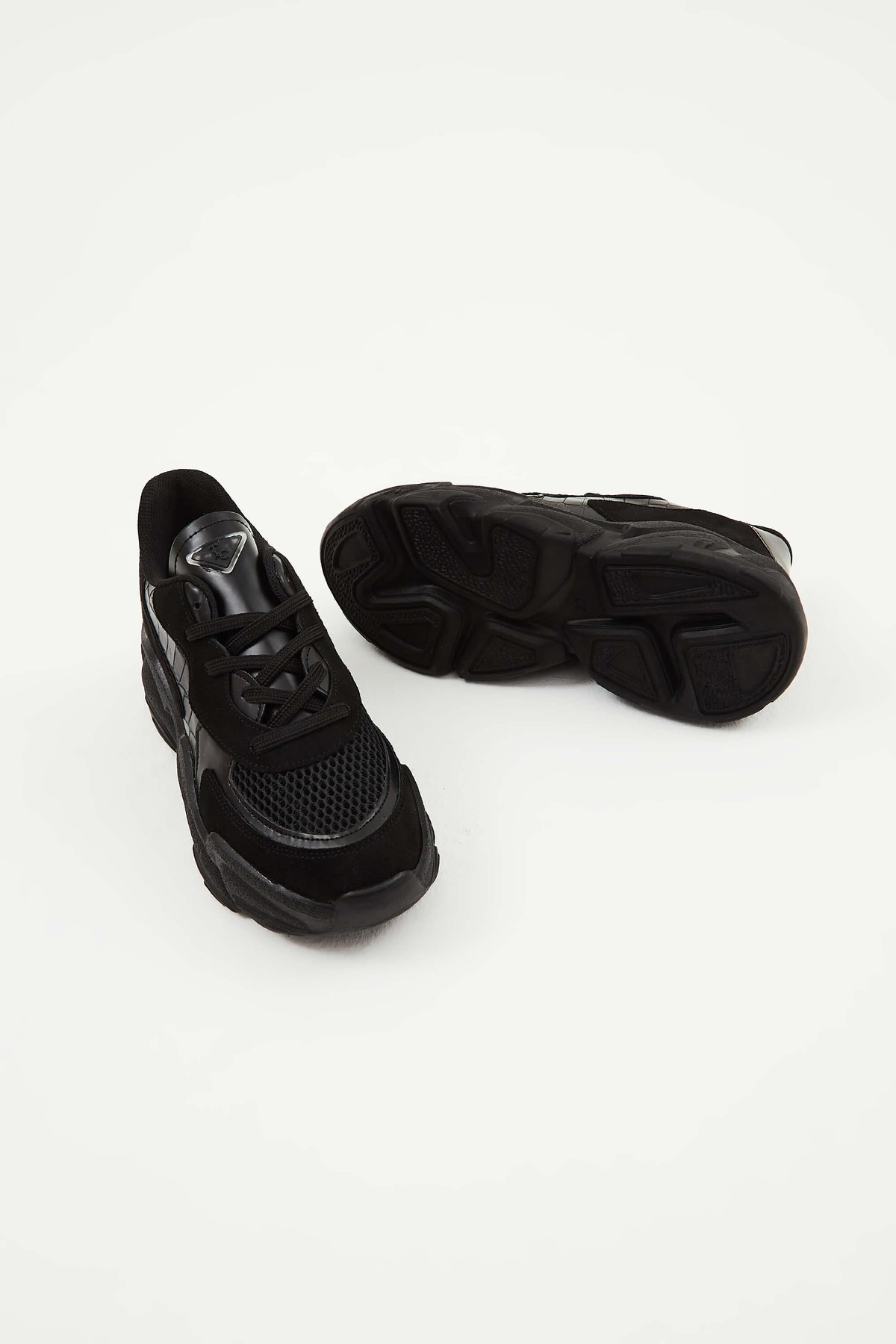 Tamer Tanca Kadın Vegan Siyah Sneakers & Spor Ayakkabı