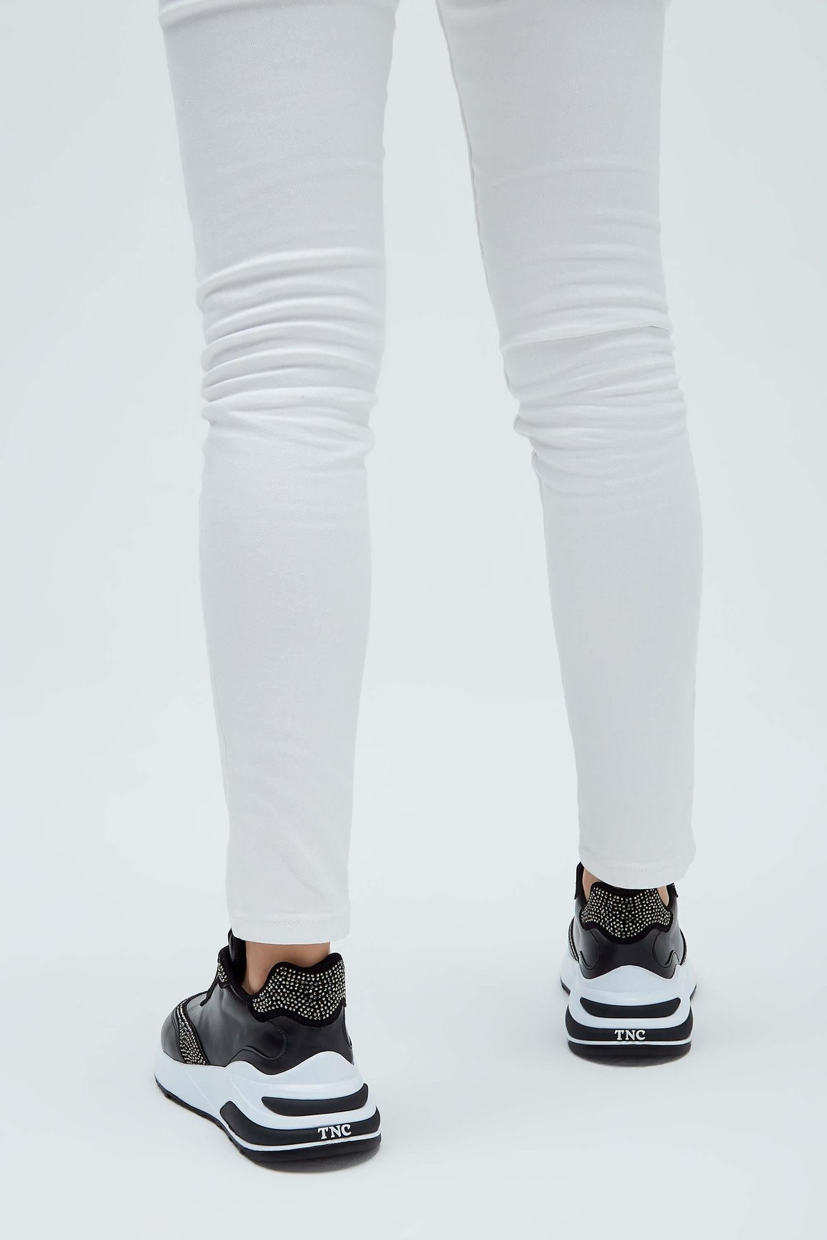 Tamer Tanca Kadın Vegan Siyah Sneakers & Spor Ayakkabı