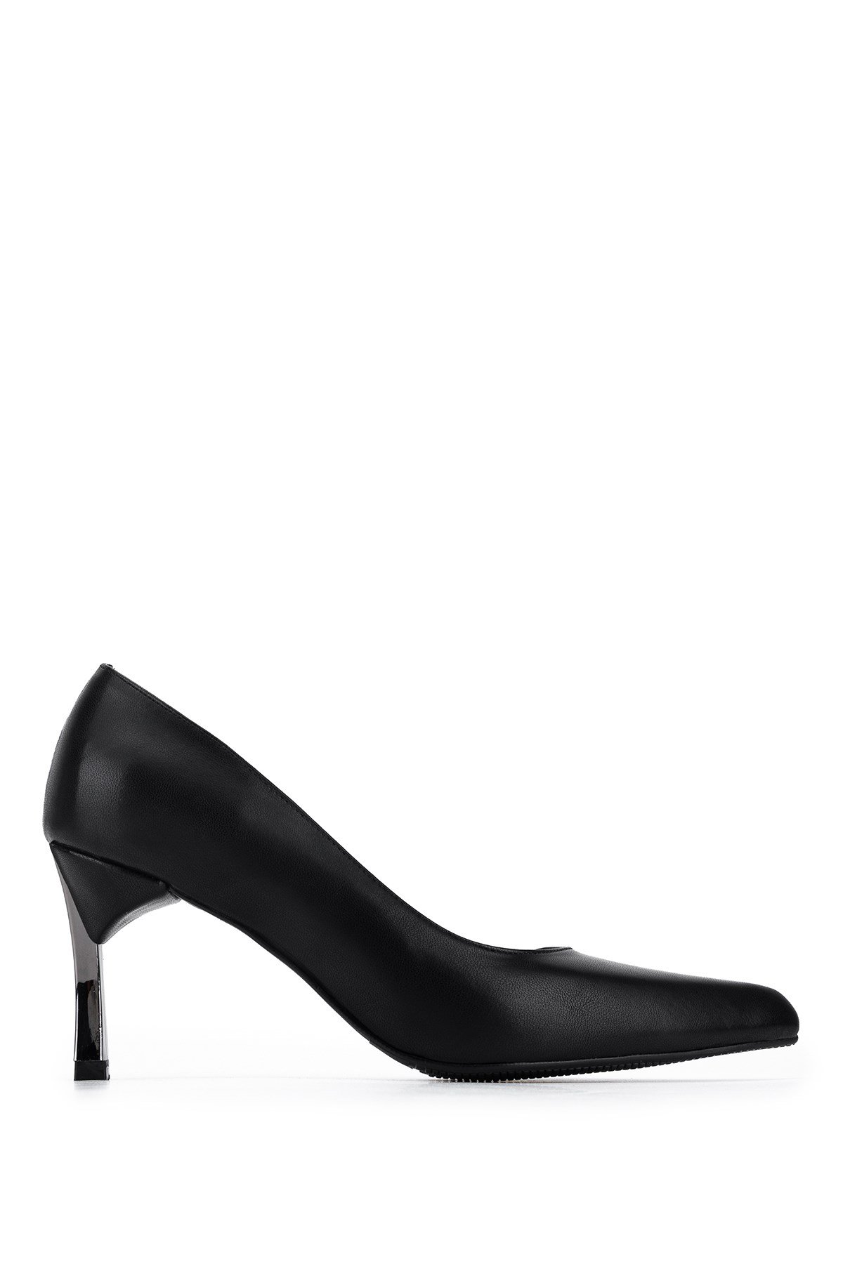 Tamer Tanca Kadın Vegan Siyah Stiletto Ayakkabı