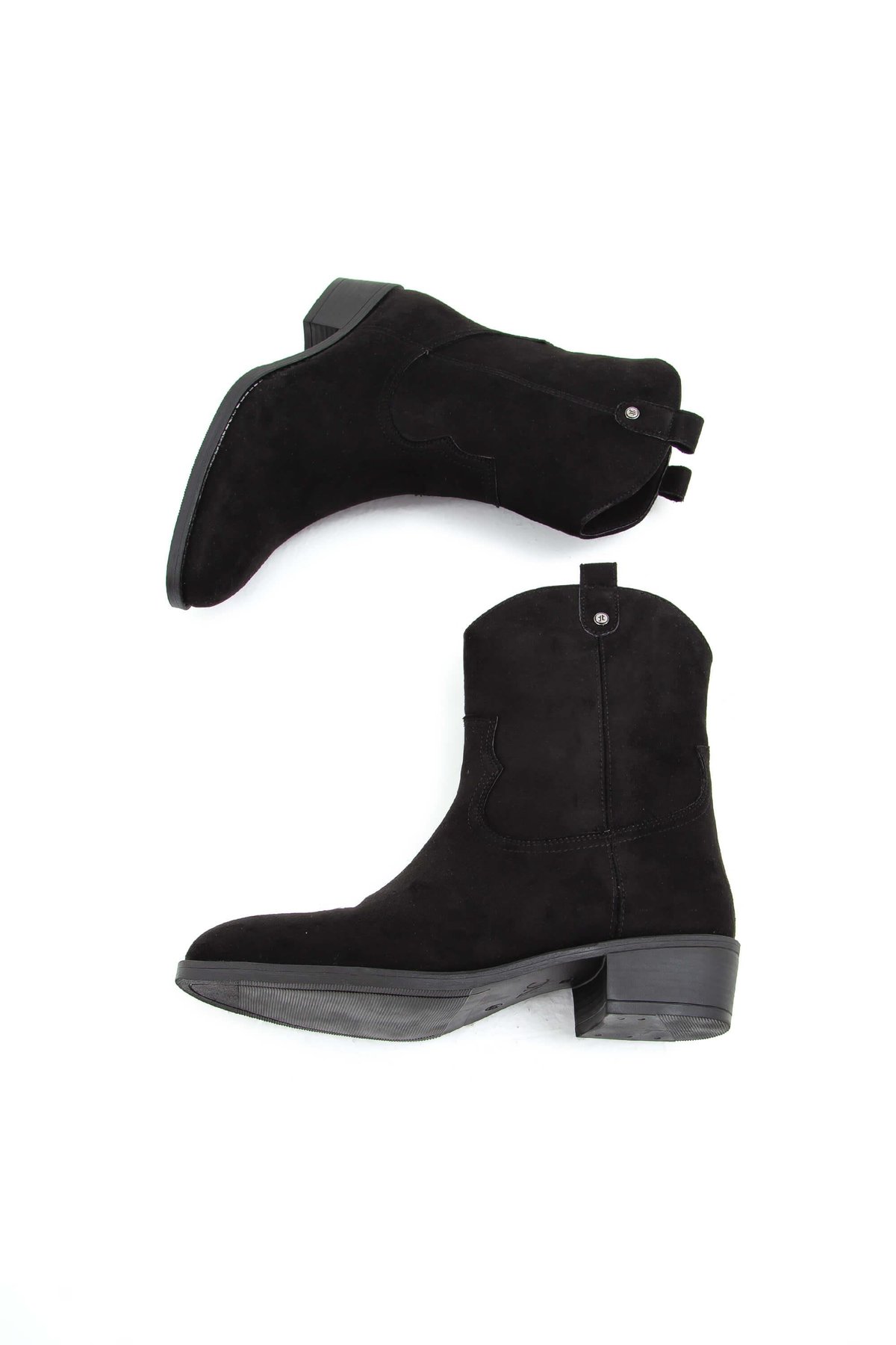 Tamer Tanca Kadın Vegan Siyah Süet Casual Bot