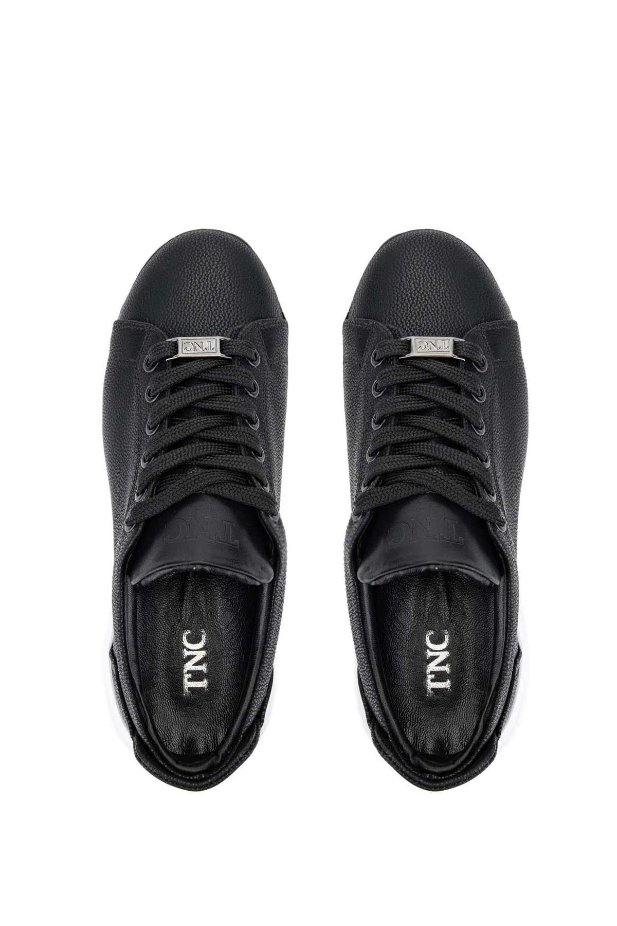 Tamer Tanca Kadın Vegan Siyah/Bej Sneakers & Spor Ayakkabı