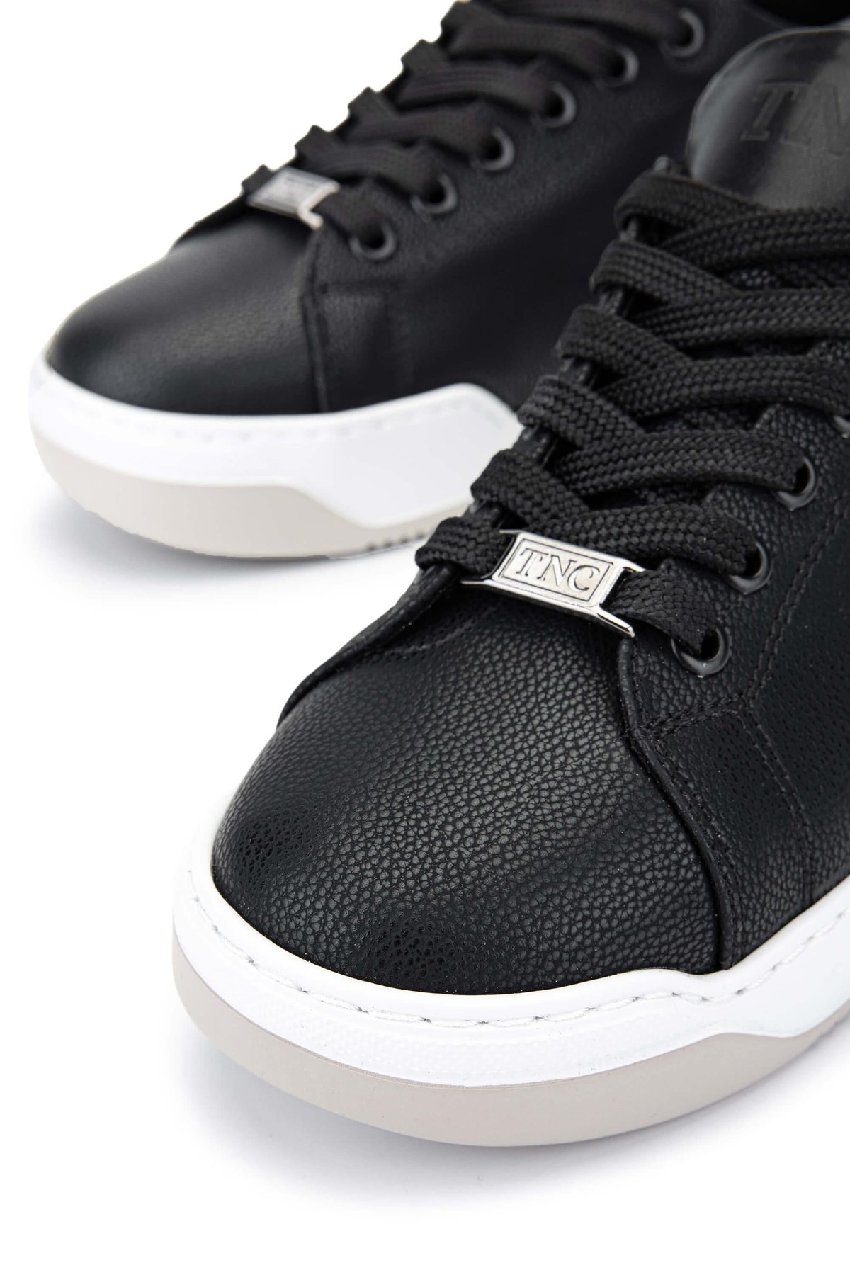 Tamer Tanca Kadın Vegan Siyah/Bej Sneakers & Spor Ayakkabı