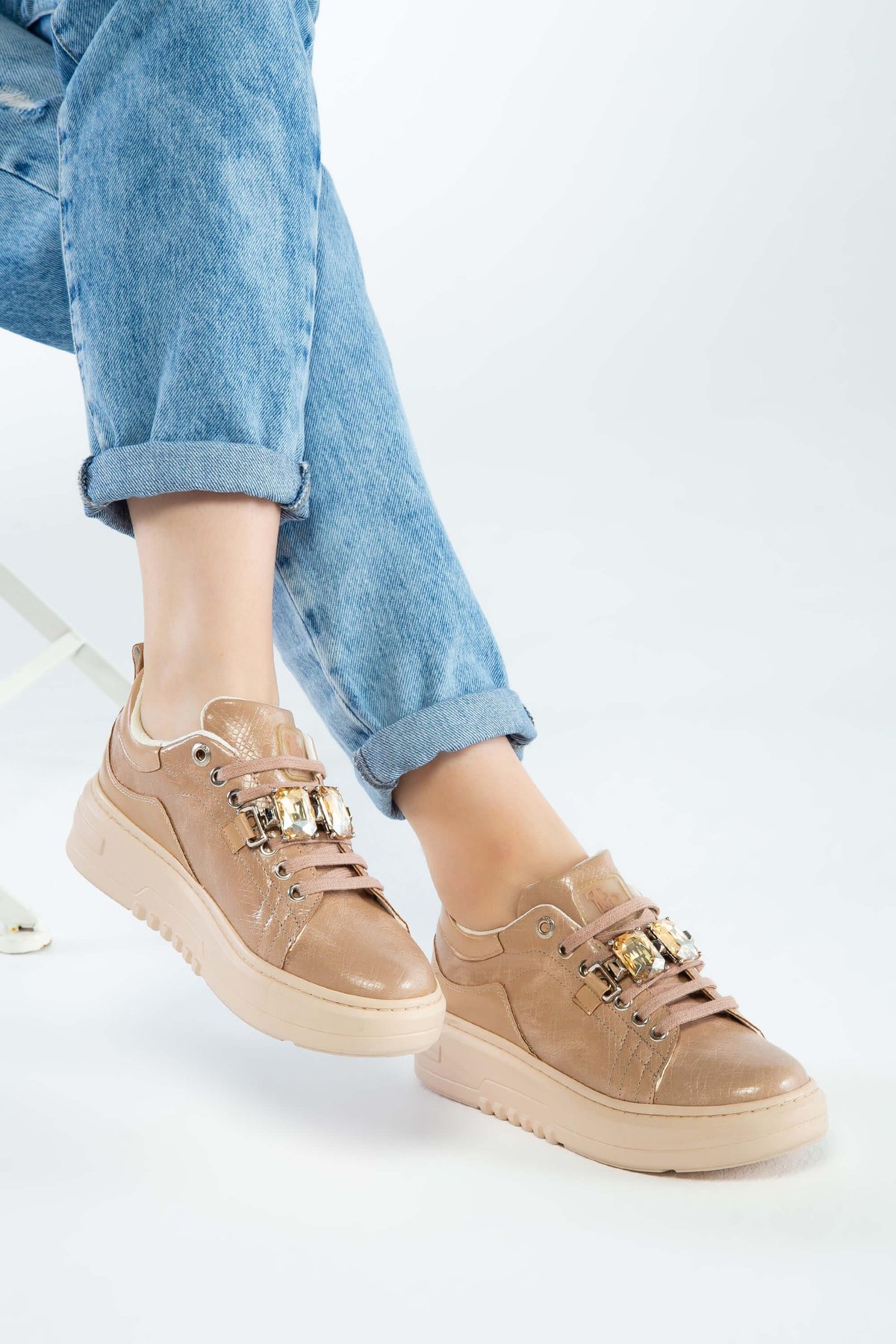Tamer Tanca Kadın Vegan Vizon Sneakers & Spor Ayakkabı