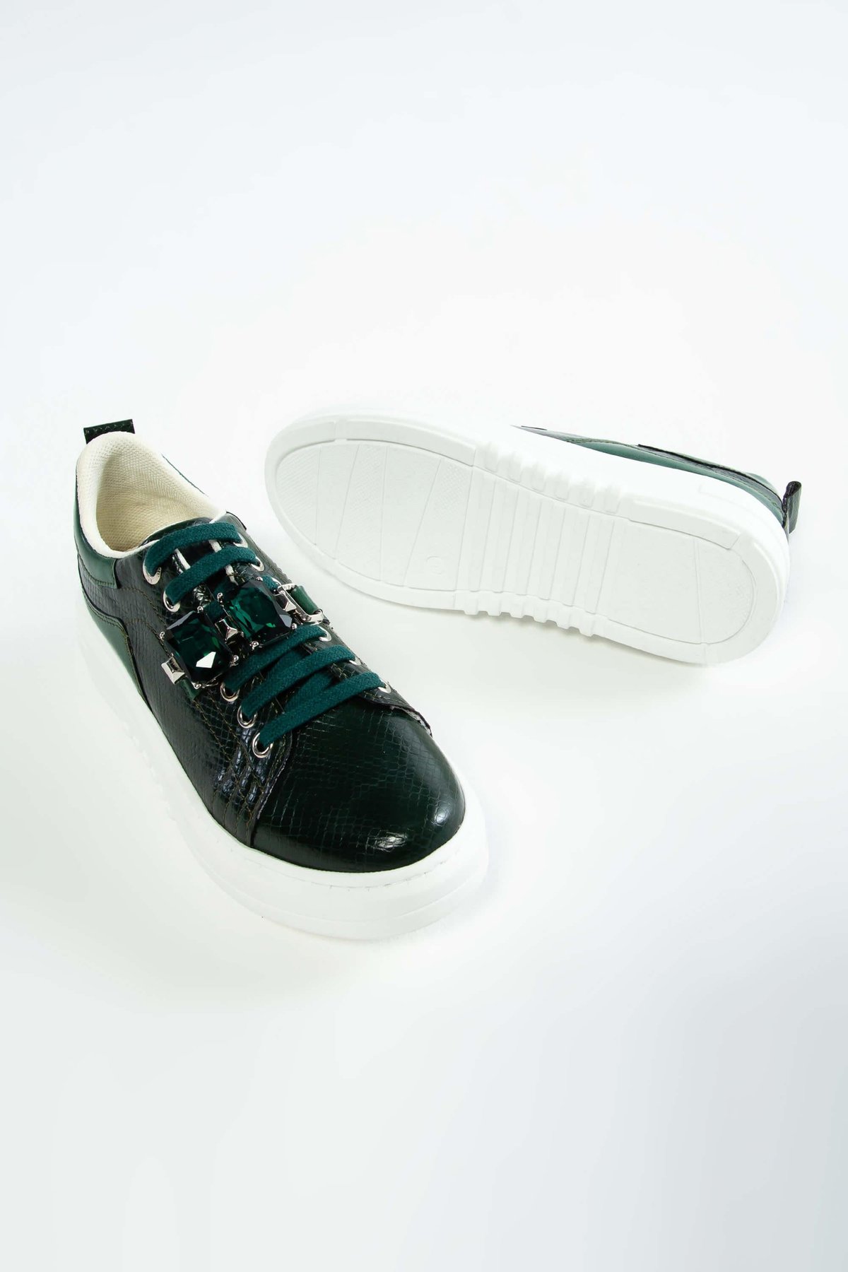 Tamer Tanca Kadın Vegan Yeşil Sneakers & Spor Ayakkabı