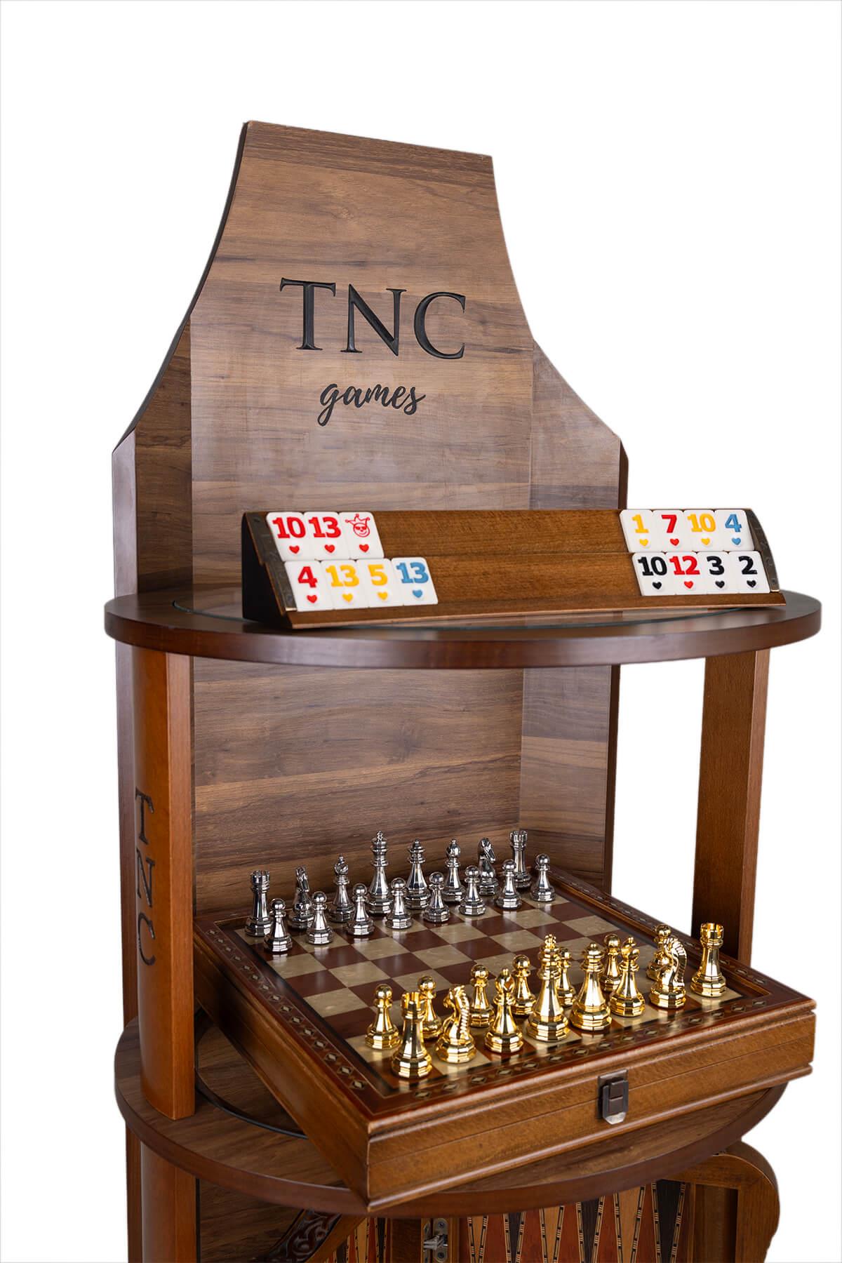 Tamer Tanca Unisex Ahşap Ceviz Stand Ahşap