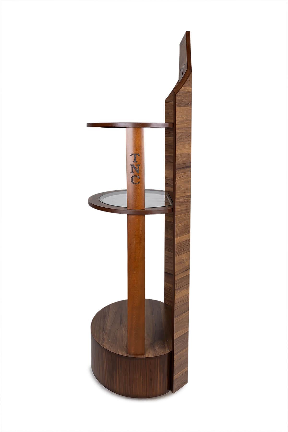Tamer Tanca Unisex Ahşap Ceviz Stand Ahşap