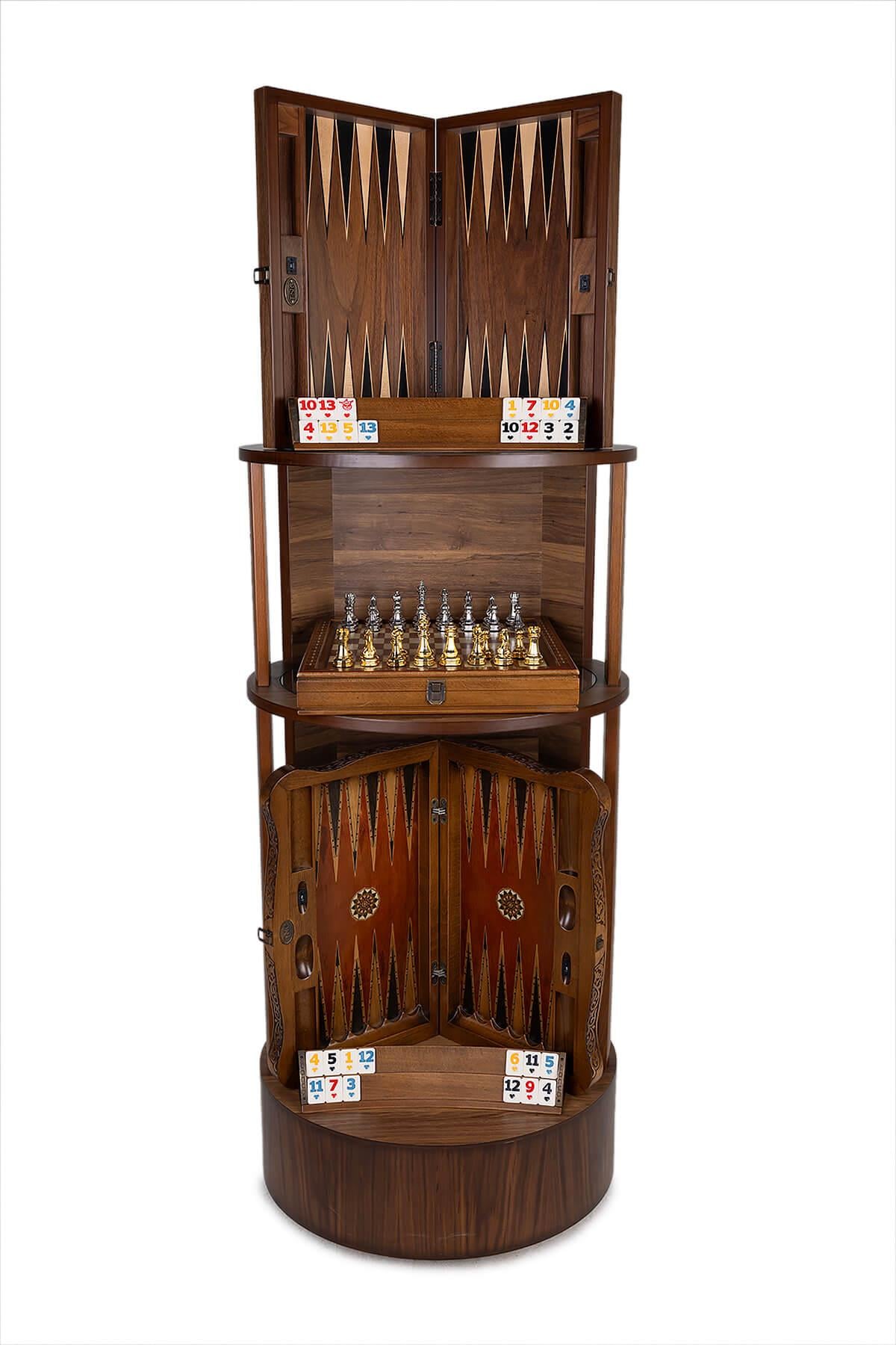 Tamer Tanca Unisex Ahşap Ceviz Stand Ahşap