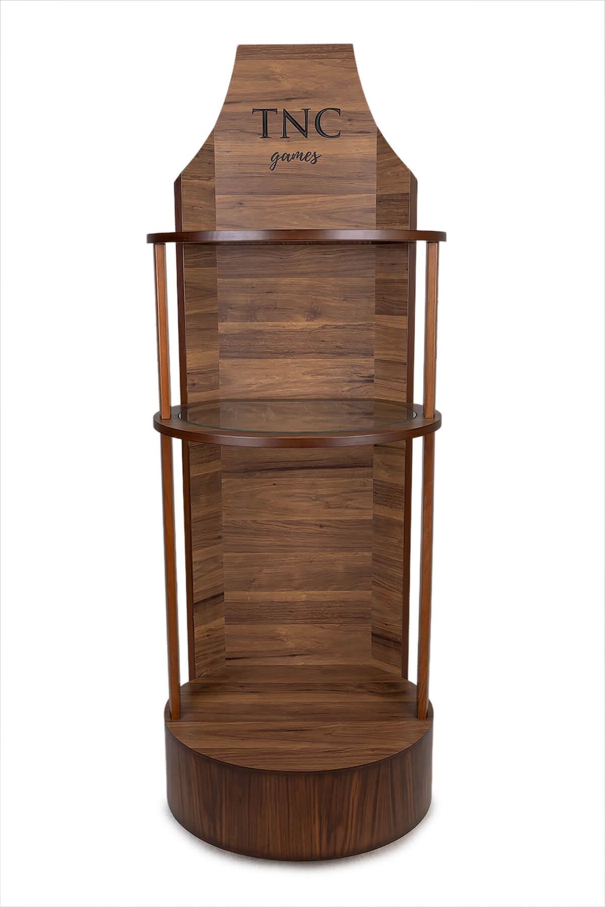 Tamer Tanca Unisex Ahşap Ceviz Stand Ahşap