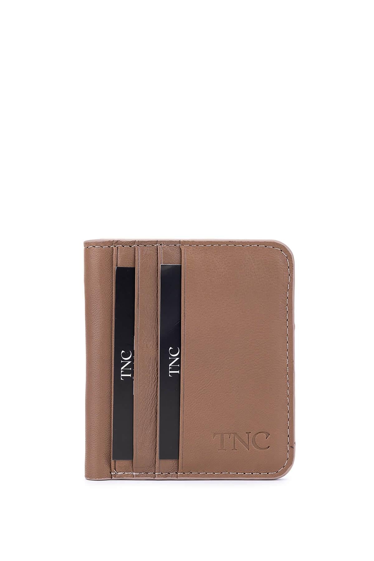 Tamer Tanca Unisex Hakiki Deri Vizon Kartlık