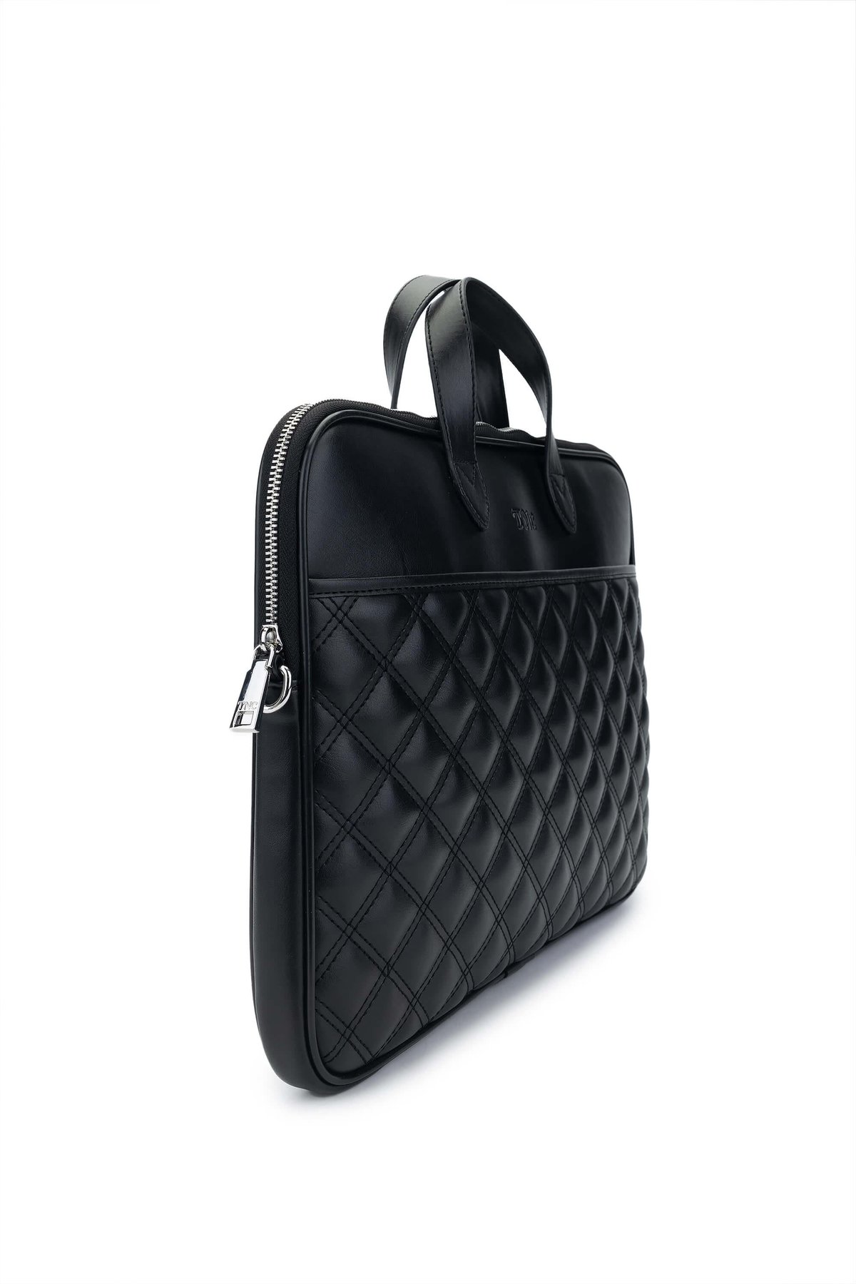 Tamer Tanca Unisex Vegan Siyah Evrak Çantası