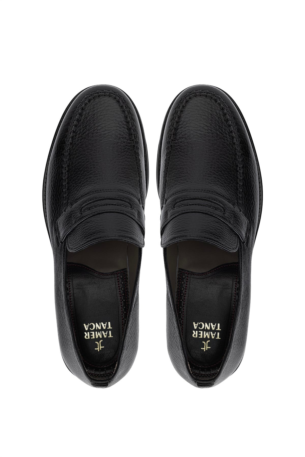 Tanca Premium Erkek Hakiki Deri Siyah Loafer Ayakkabı