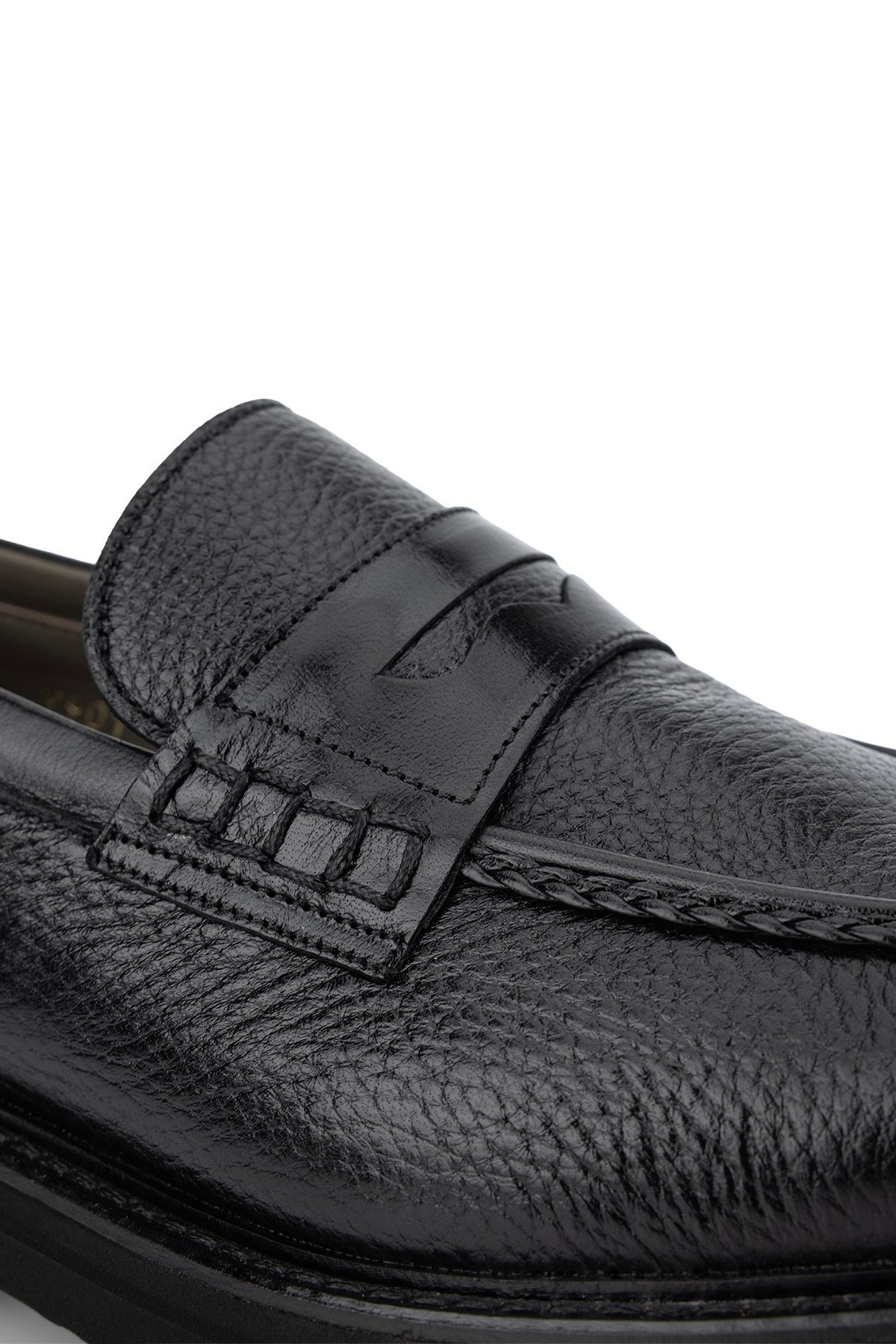 Tanca Premium Erkek Hakiki Deri Siyah Loafer Ayakkabı
