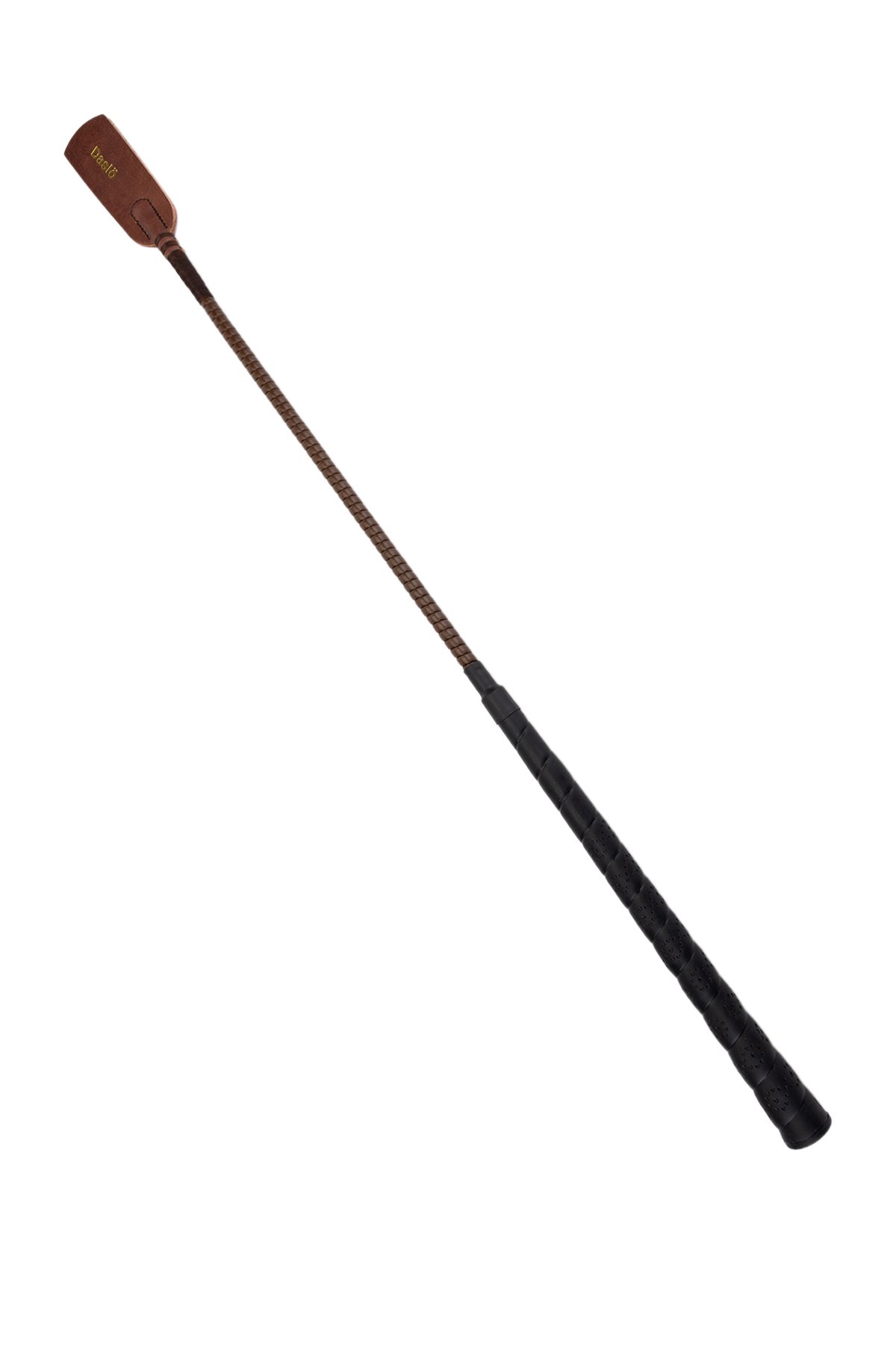 Tattini Unisex Hakiki Deri Kahverengi Binici Kırbacı Aksesuar