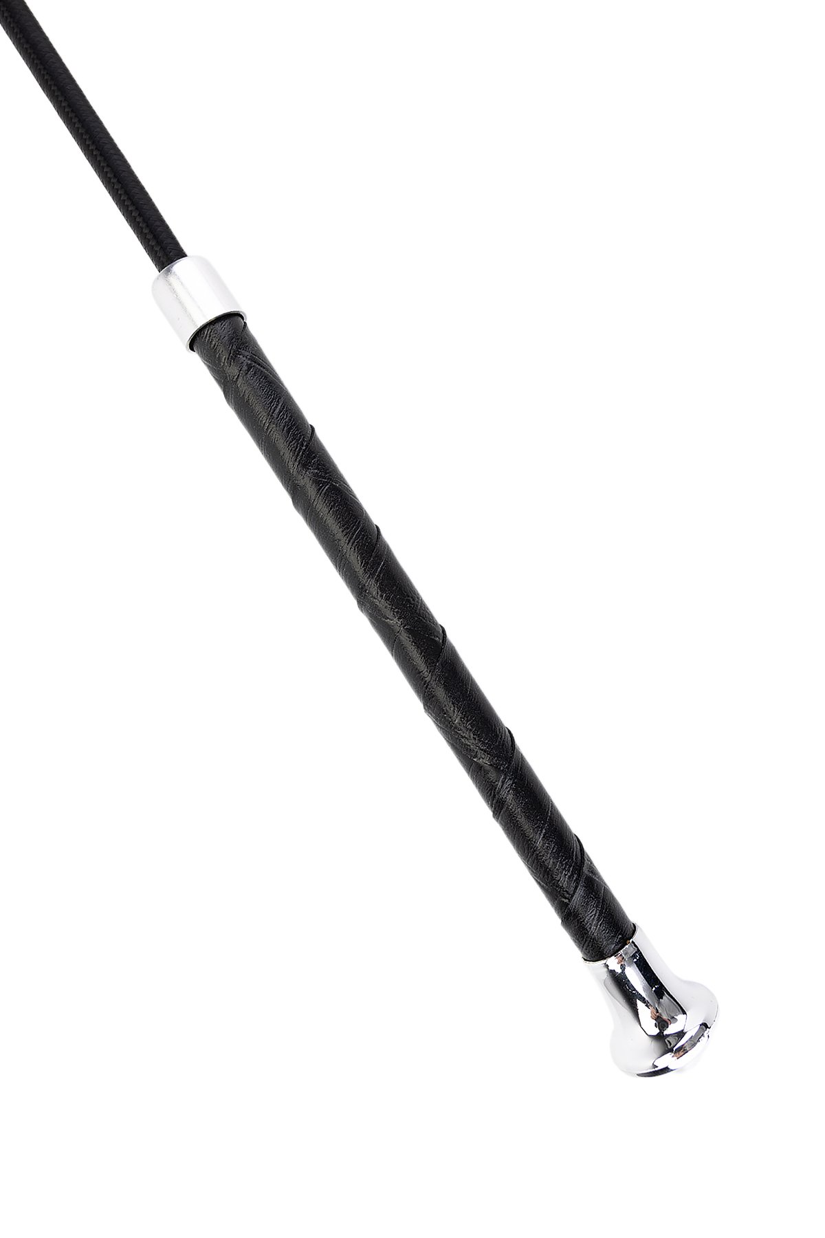 Tattini Unisex Hakiki Deri Siyah Binici Kırbacı Aksesuar