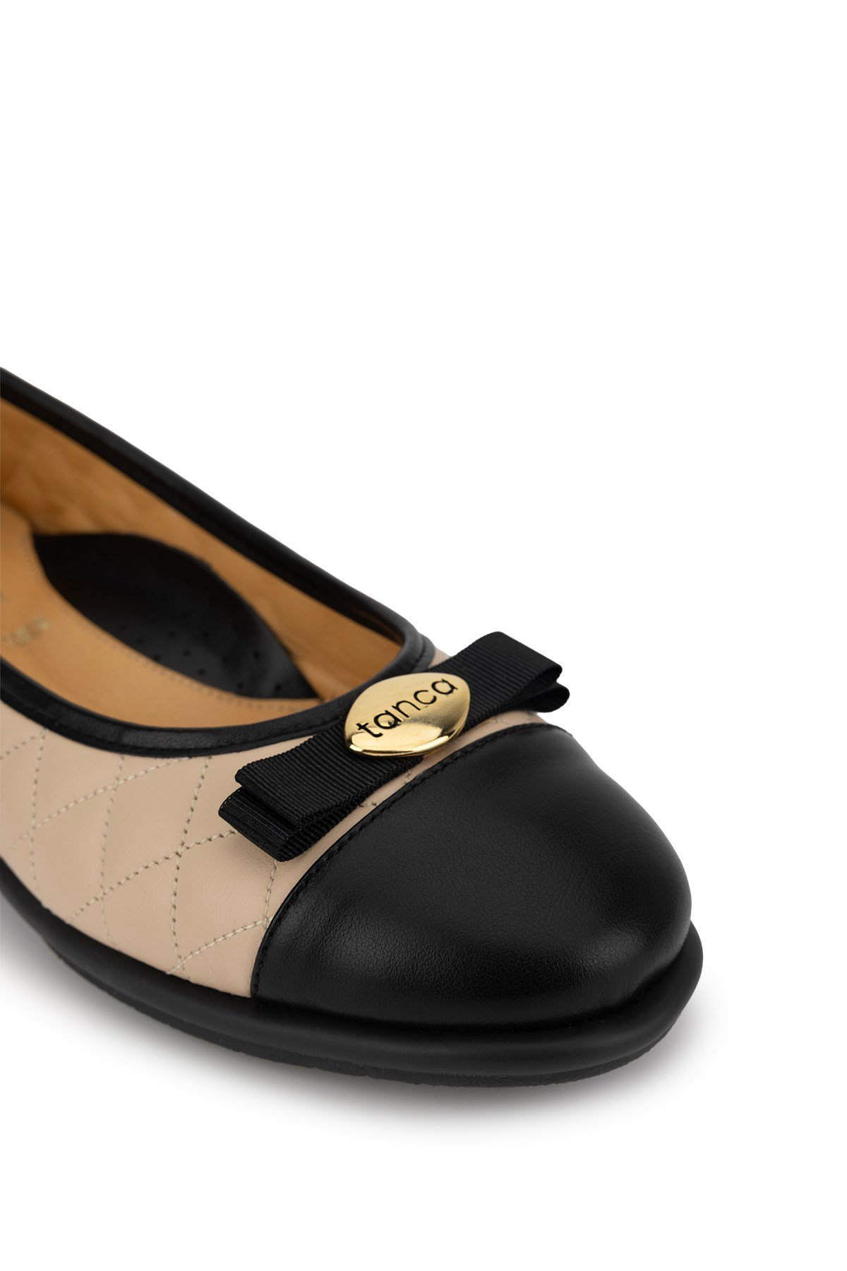 Tnc Luxury Kadın Hakiki Deri BLACK/NOCE Comfort Ayakkabı